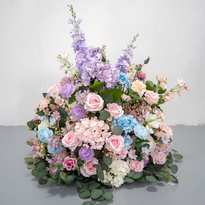 Wedding Decoration Faux Floral Arrangement, Handmade Wedding Prop, Faux Flowers for Outdoor Wedding Aisle, Stage Decor, and Floral Ball Arrangement TF-110