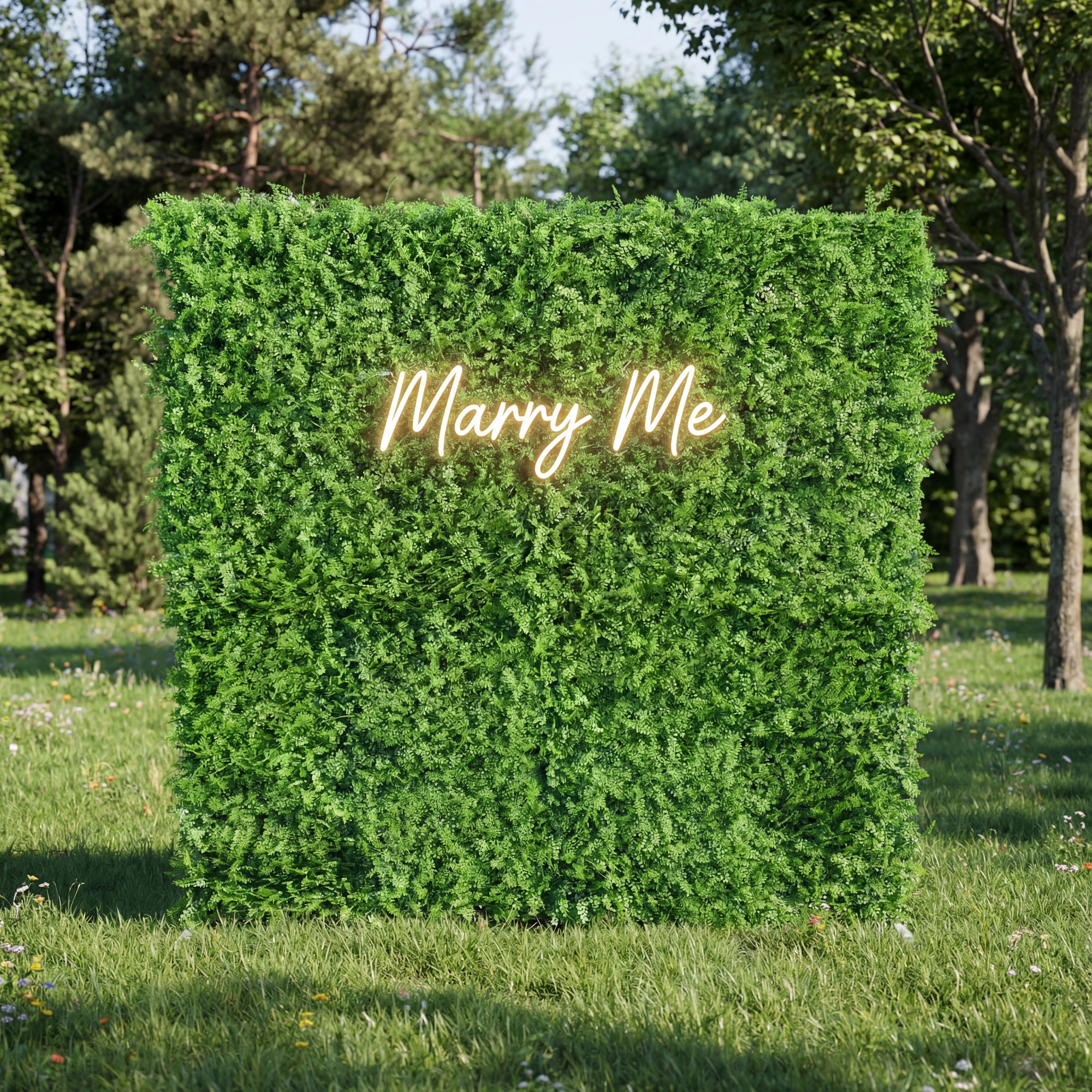 Valar Flowers Roll Up Fabric Artificial Vivid Green Grass Wall Wedding Backdrop, Floral Party Decor, Event Photography-VF-086-2