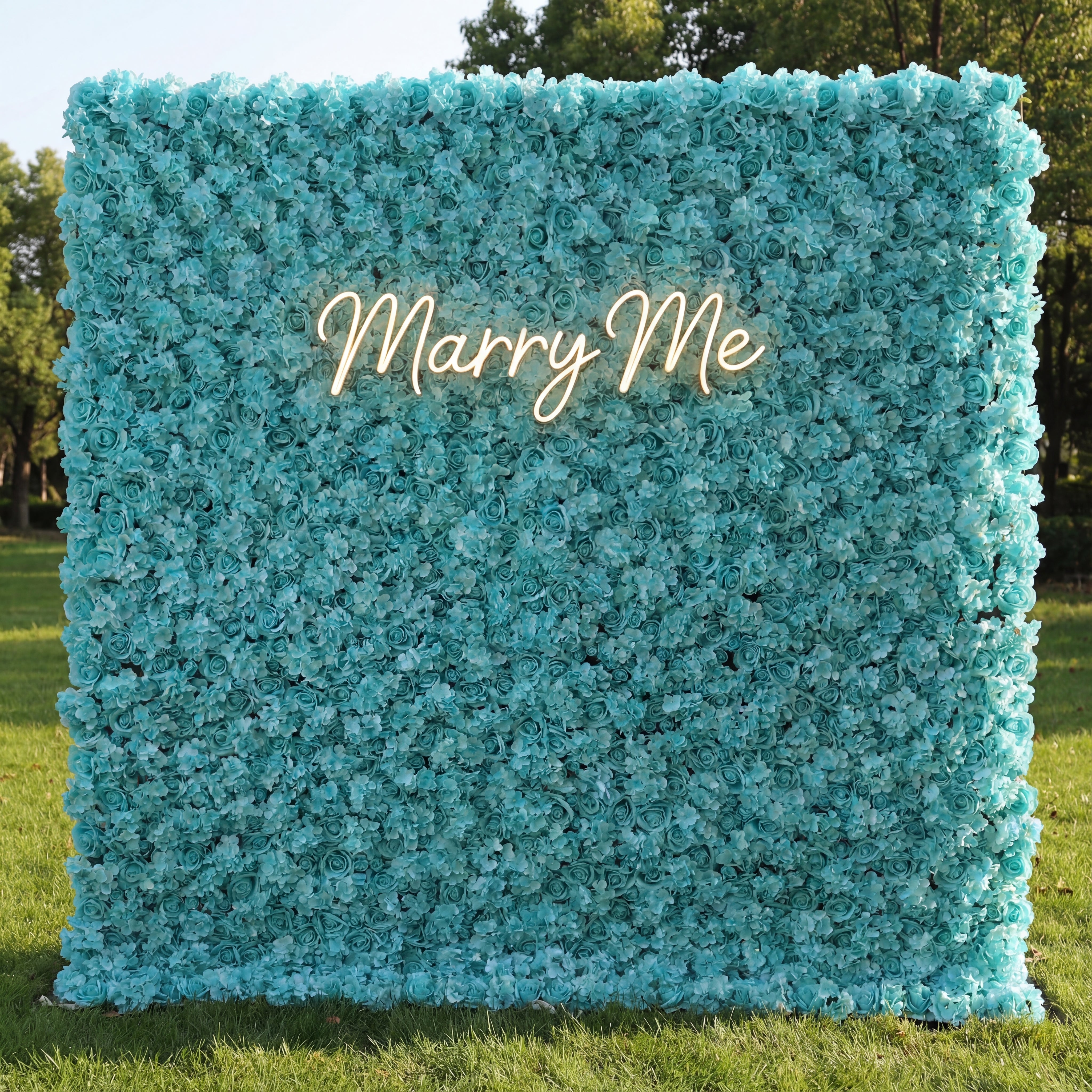 Valar Flowers Roll Up Fabric Artificial Flower Wall Wedding Backdrop, Floral Party Decor, Event Photography-VF-104