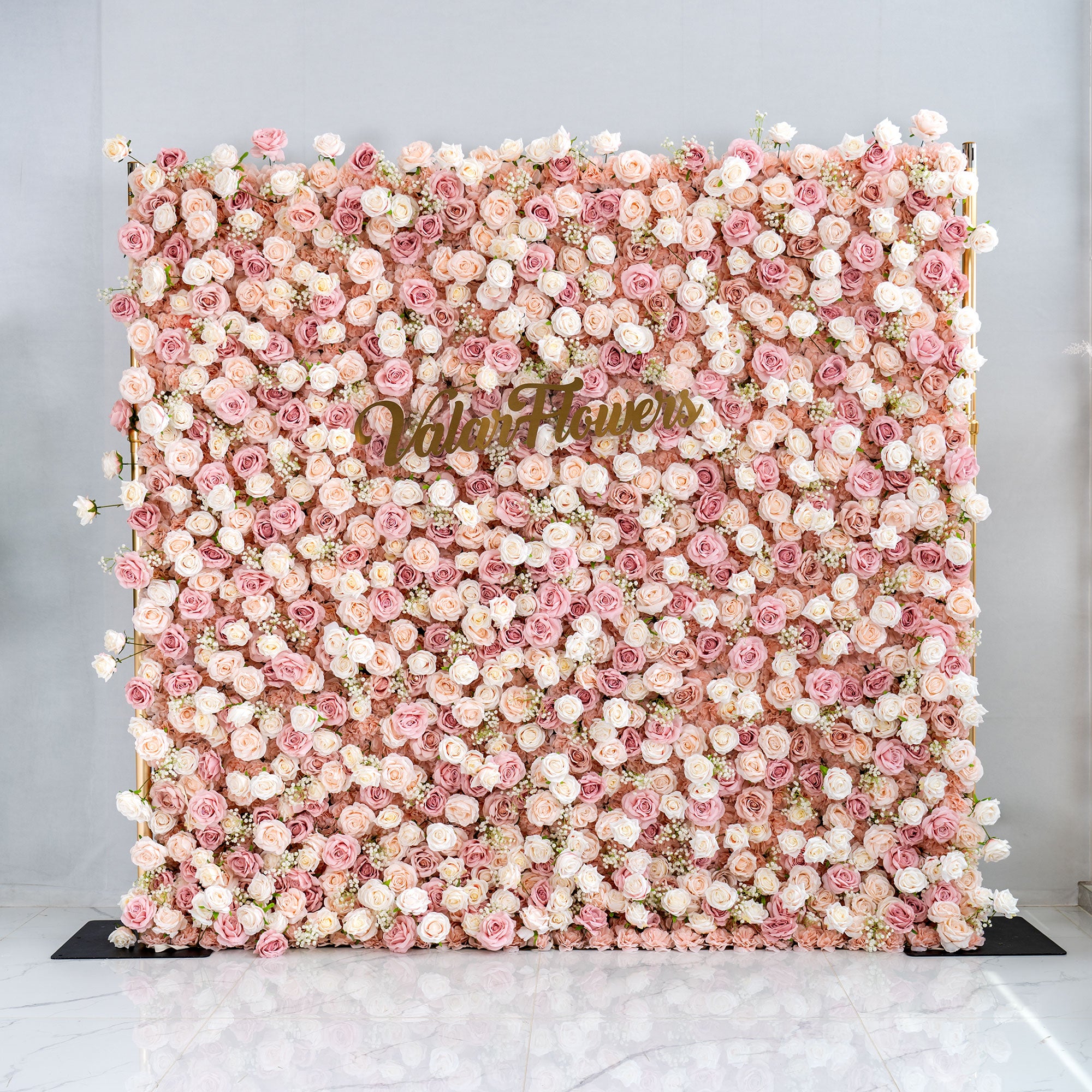 Nuevo lanzamiento: fondo de flores artificiales con tonalidad púrpura encantadora para eventos memorables-VF-810