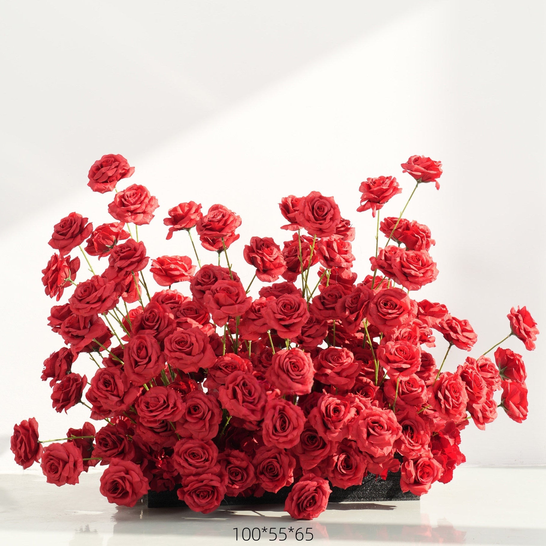 Configuración de flores artificiales inspiradas en la primavera – Conjunto de flores artificiales azules y amarillas para eventos FA-264