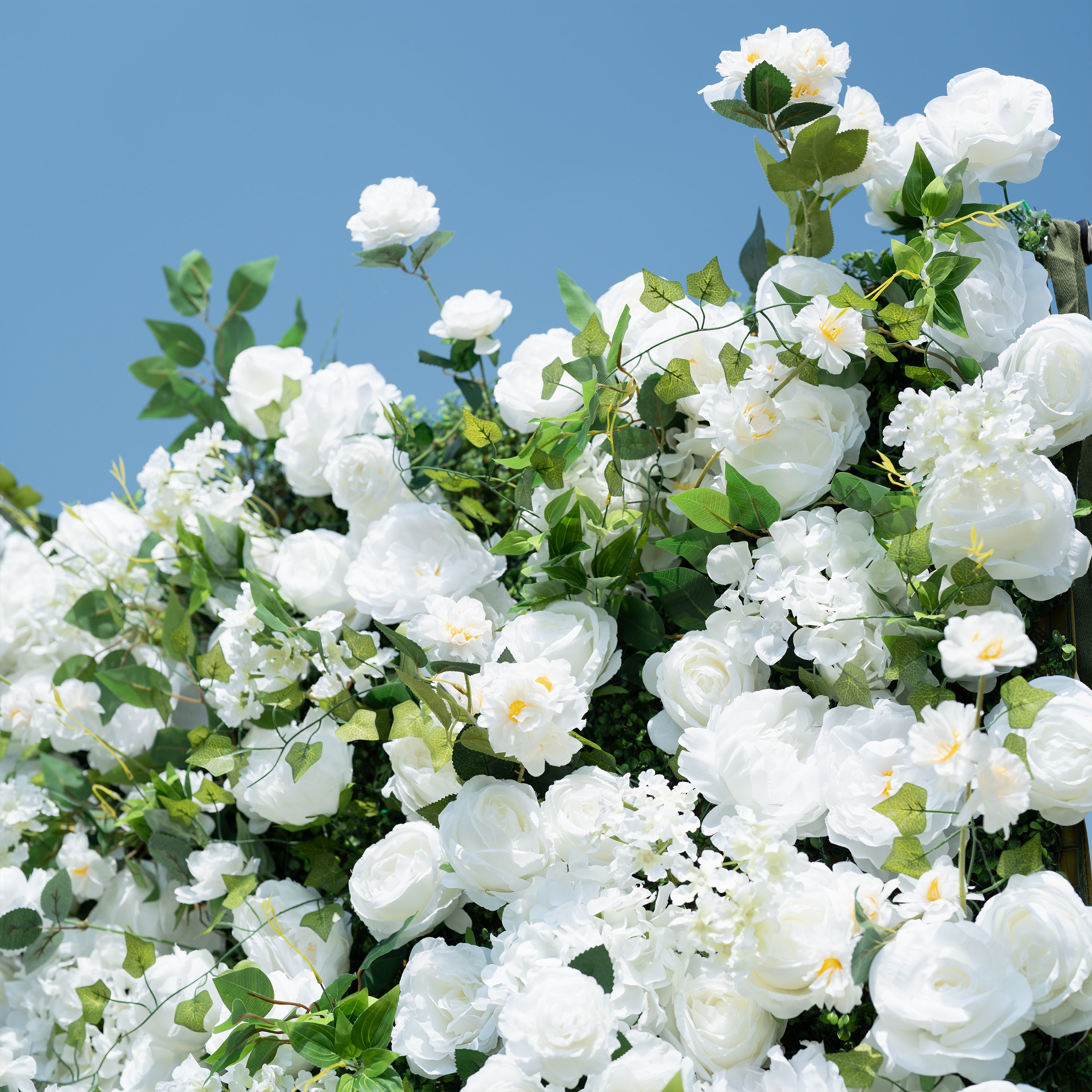 5D Rosa Rose Roll-Up Blume Wand Hintergrund für Hochzeit &amp; Party Feier Dekor VF-501