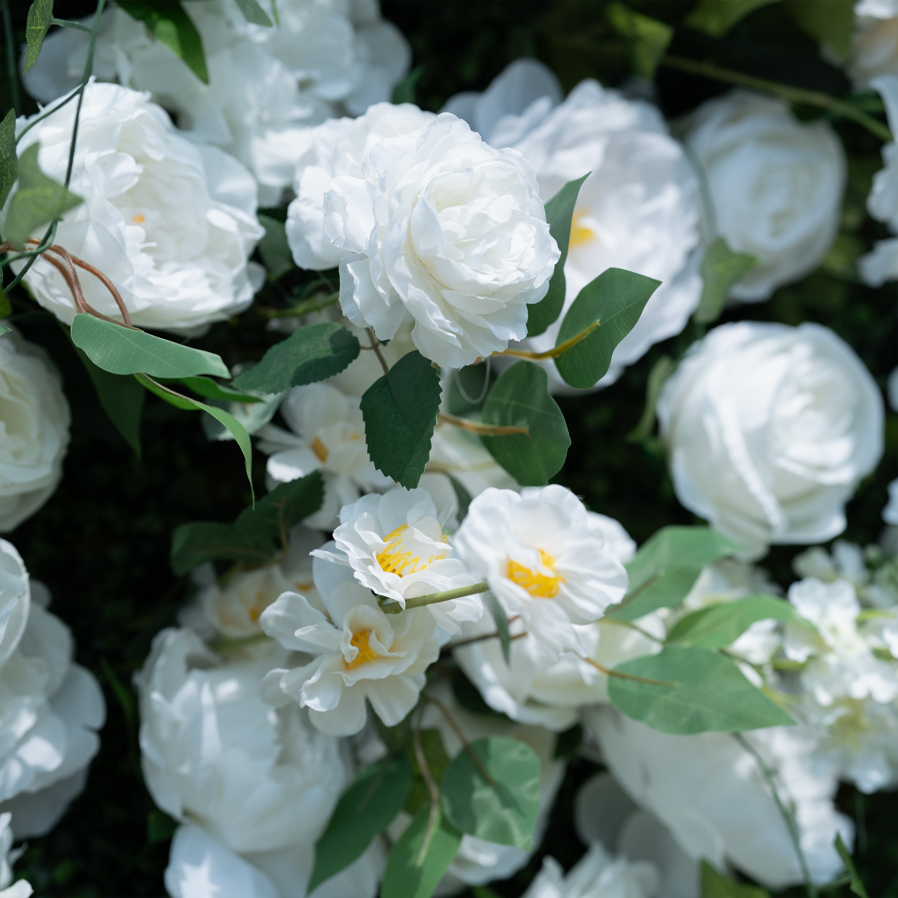 5D Rosa Rose Roll-Up Blume Wand Hintergrund für Hochzeit &amp; Party Feier Dekor VF-501