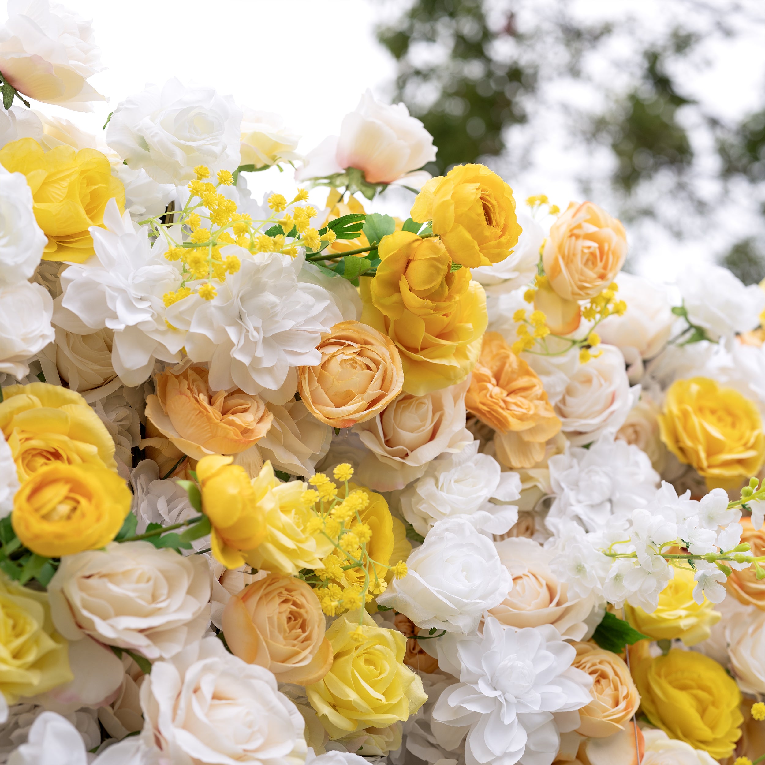 Valar Flower Roll Up Stoff, künstliches, leuchtend grünes Gras, Wand, Hochzeitskulisse, florale Partydekoration, Eventfotografie-VF-426 
