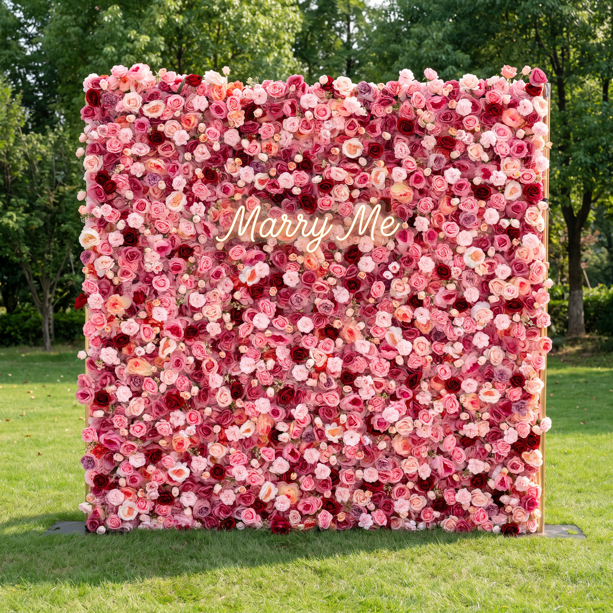 Fleurs Valar enroulables en tissu, mur de fleurs artificielles, toile de fond de mariage, décor de fête florale, photographie d'événement-VF-344 