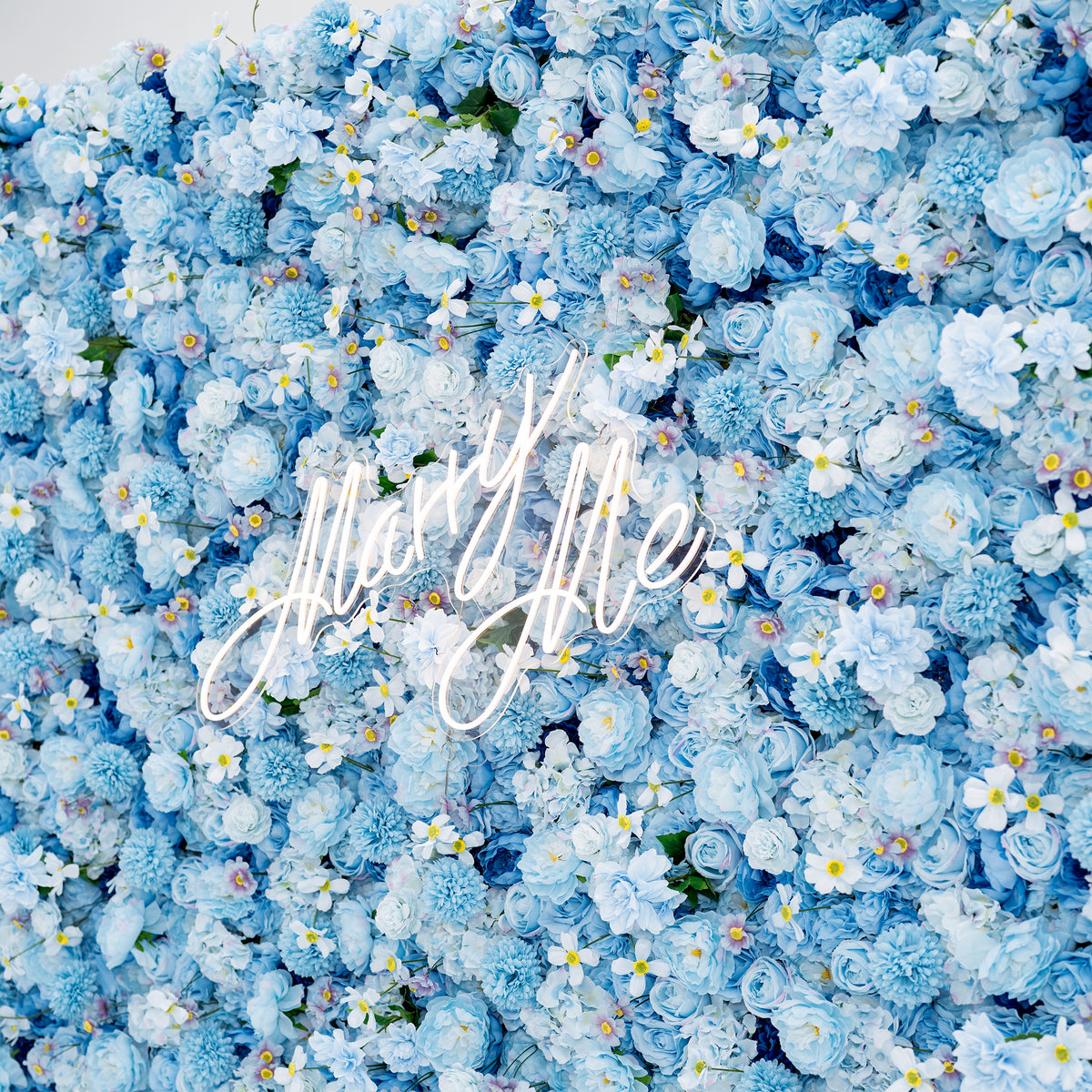 تقدم Valar Flowers: حفل Azure Blooms – مزيج ساحر من أزهار القماش باللون الأزرق السماوي والأبيض اللؤلؤي – عرض زهور مميز لمهرجانات الصيف والاحتفالات ولمسات المنزل العصرية-VF-219-4