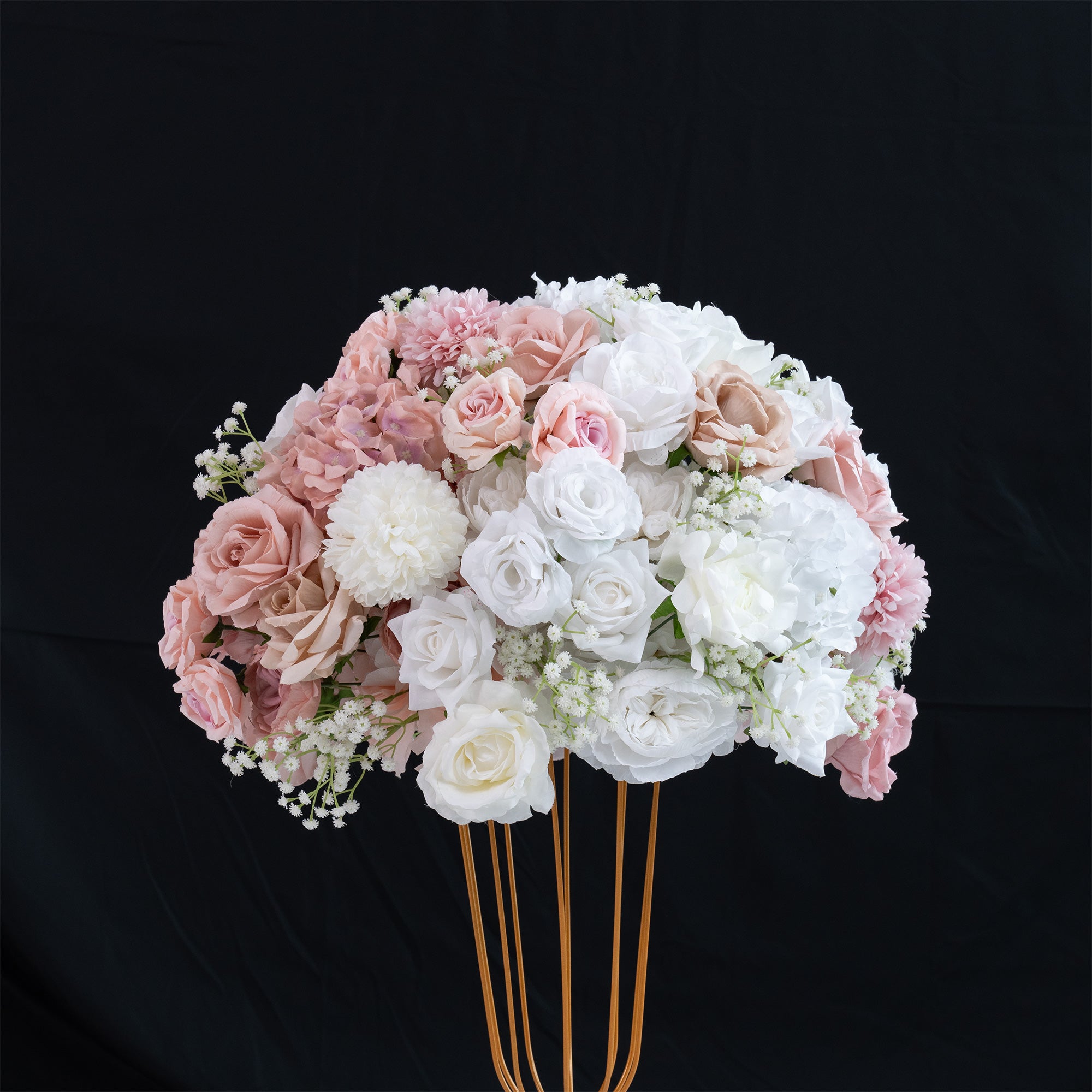 Luxury Wedding Flower Arrangement Set – Artificial Floral Backdrop, Welcome Sign Flowers & Table Decorations for Elegant Wedding Decor VF-418-3