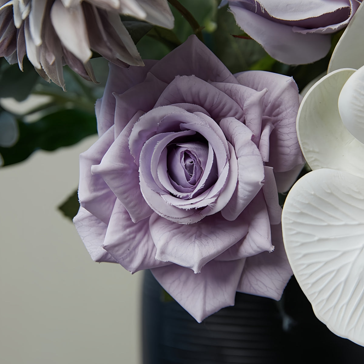 Elegantes Blumenstrauß-Arrangement mit Herbstmotiv | Luxuriöse Kunstblumen für Hochzeiten und Inneneinrichtung VB-113 (ohne Vase)