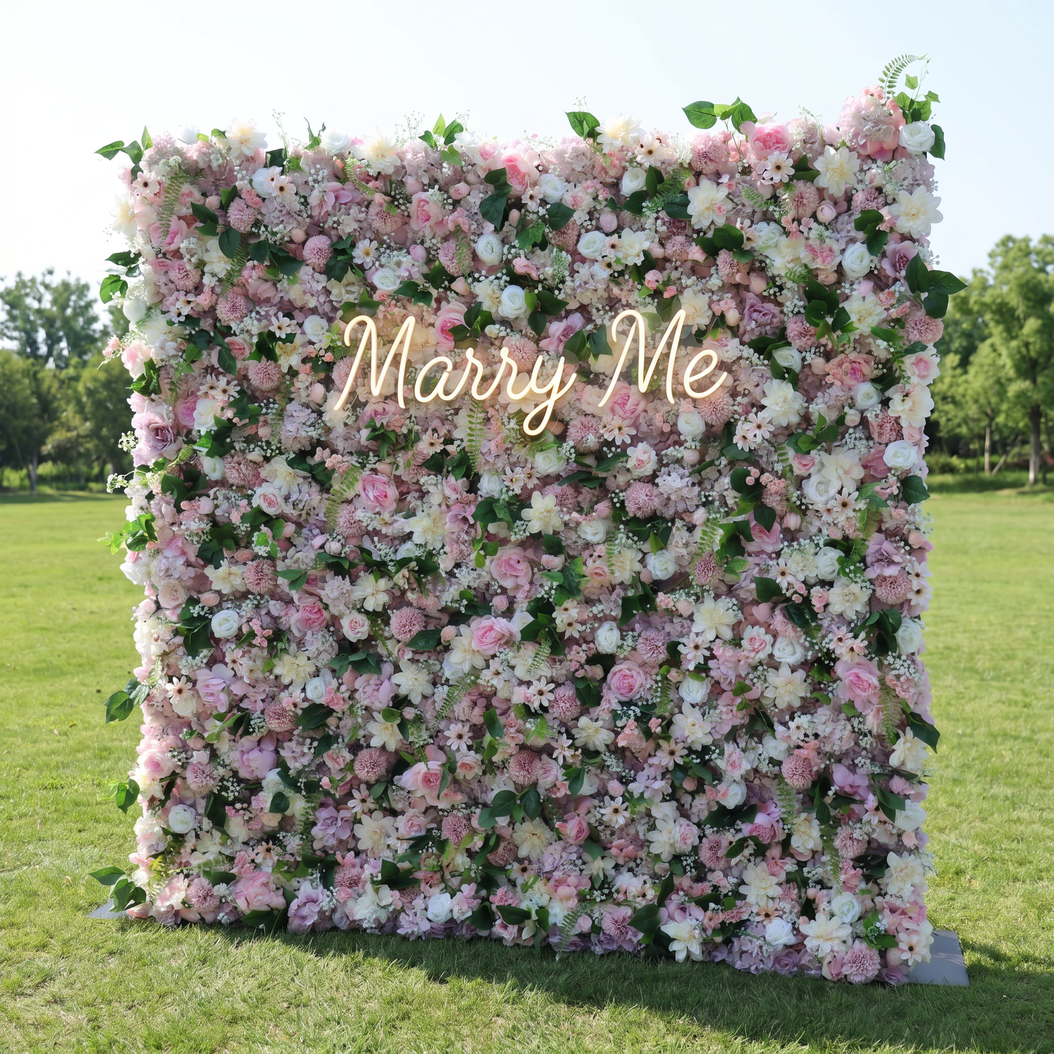Valar Flower Roll Up Stoff Künstliche lila Blumenwand Hochzeitskulisse, florale Partydekoration, Eventfotografie-VF-192 