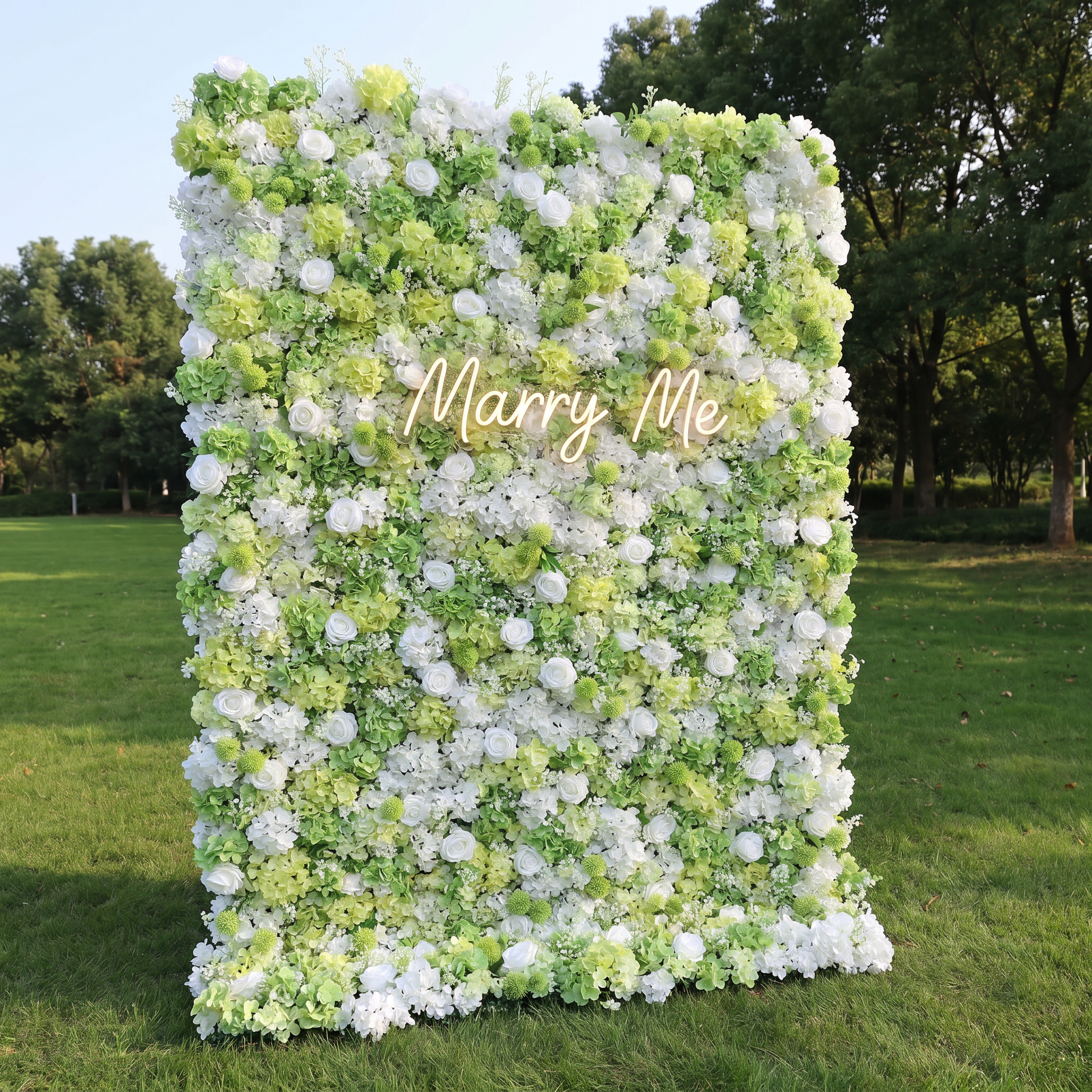 Valar Flower Roll Up Stoff Künstliche Blumenwand Hochzeitshintergrund, florale Partydekoration, Eventfotografie-VF-374 