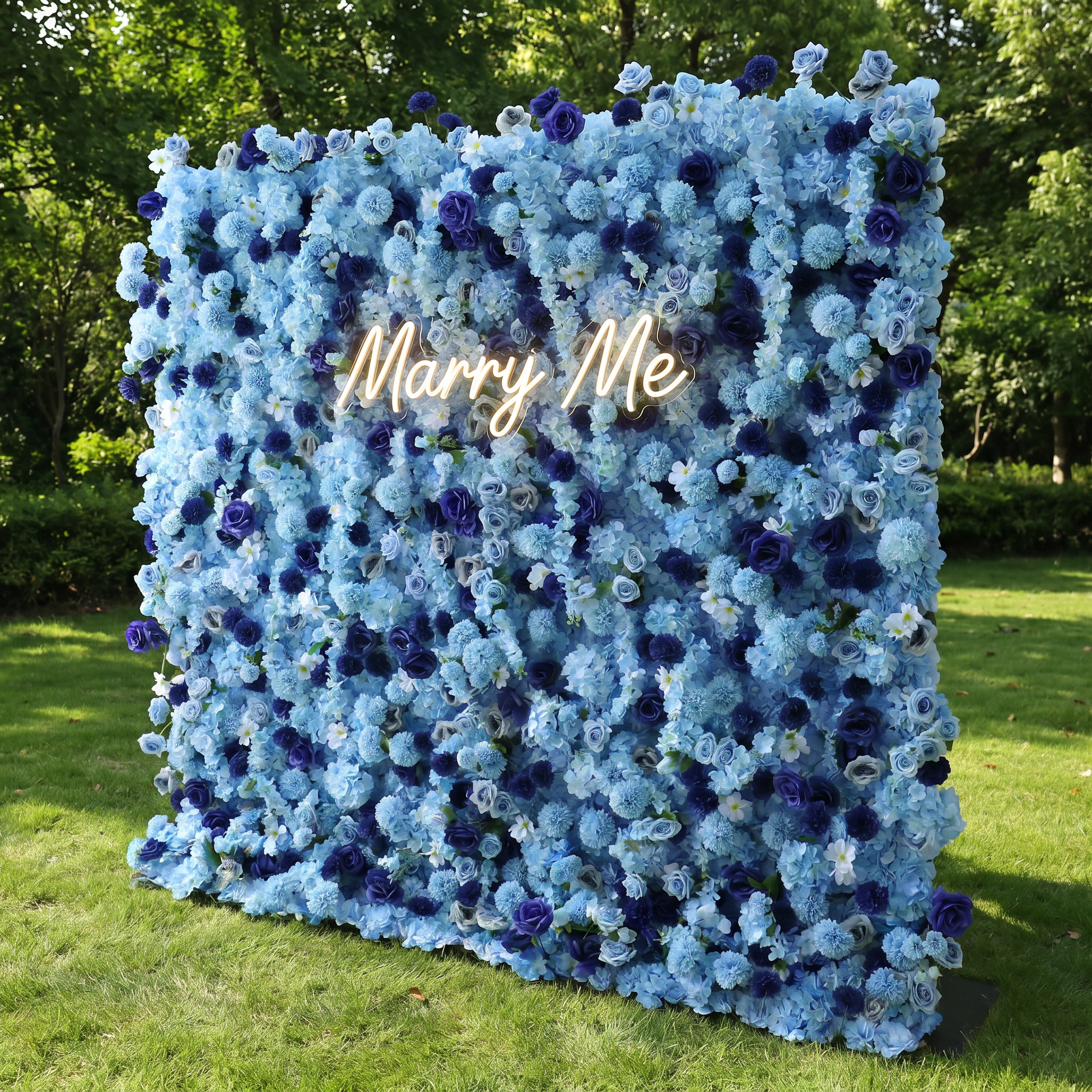 Valar Flower Roll Up Stoff, künstliches, leuchtend grünes Gras, Wand, Hochzeitskulisse, florale Partydekoration, Eventfotografie-VF-426 