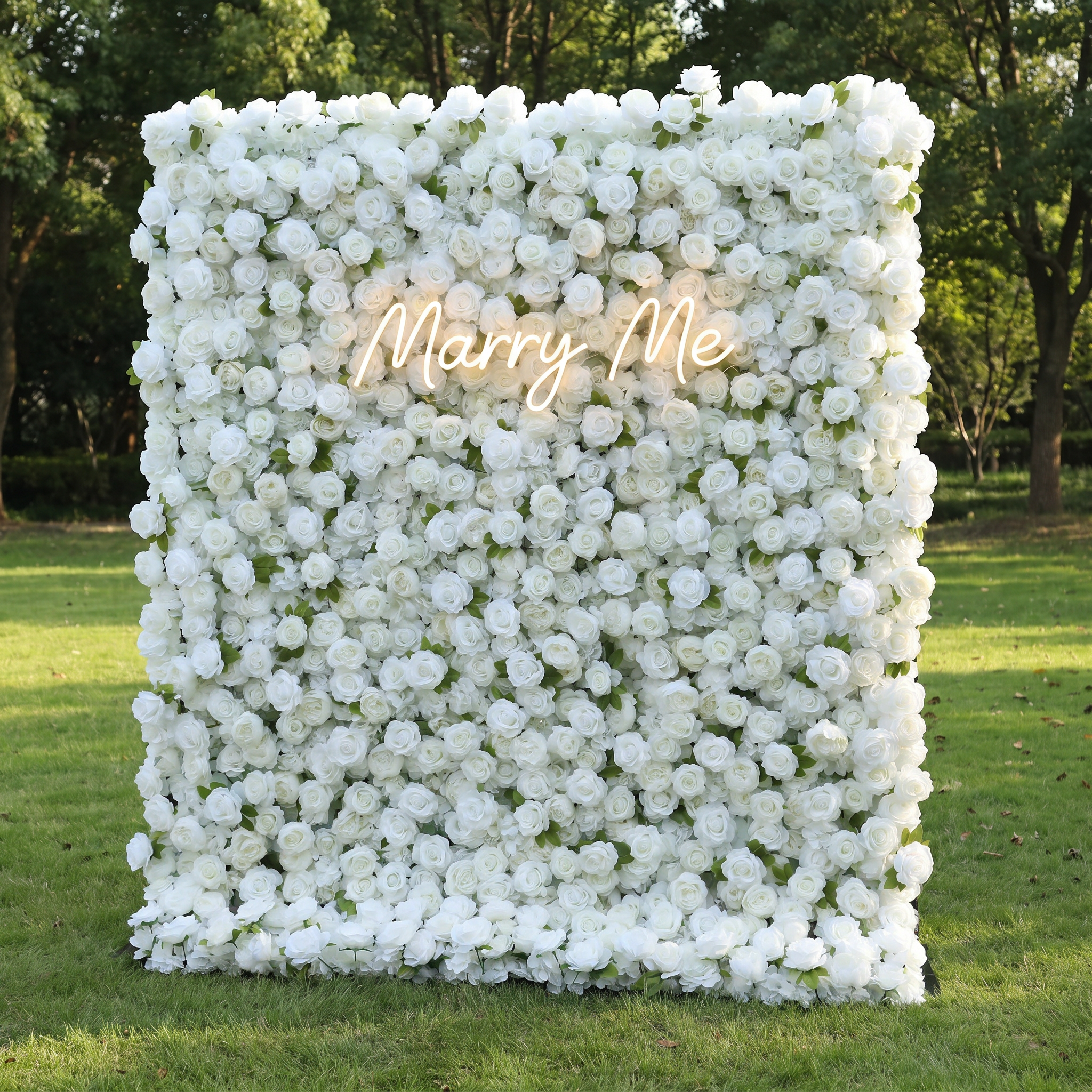 Valar Flower Roll Up Fabric Artificial Vivid Green Grass Wall Wedding Backdrop, Decoración Floral para Fiesta, Fotografía de Eventos-VF-426