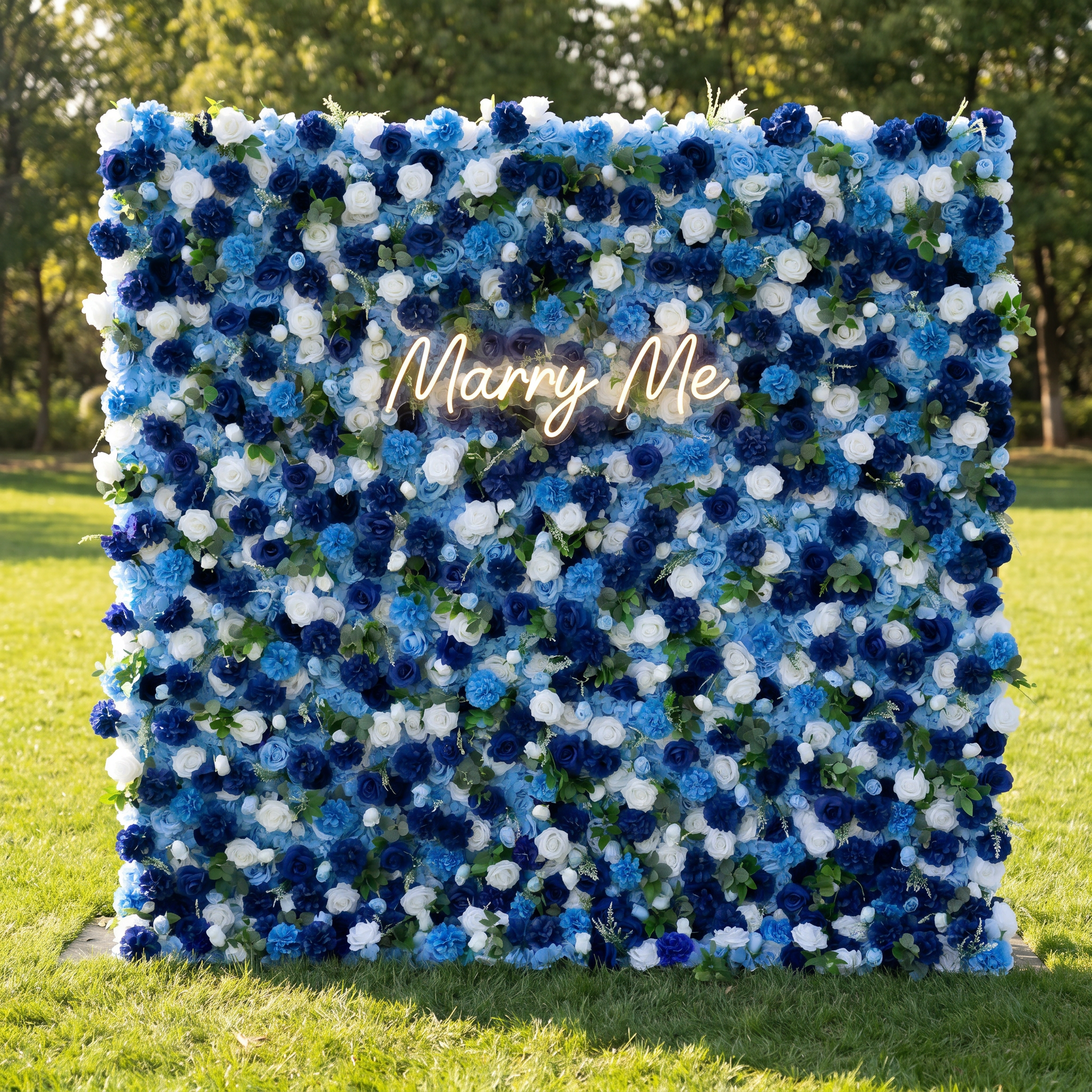Valar Flower Roll Up Fabric Artificial Vivid Green Grass Wall Wedding Backdrop, Decoración Floral para Fiesta, Fotografía de Eventos-VF-426