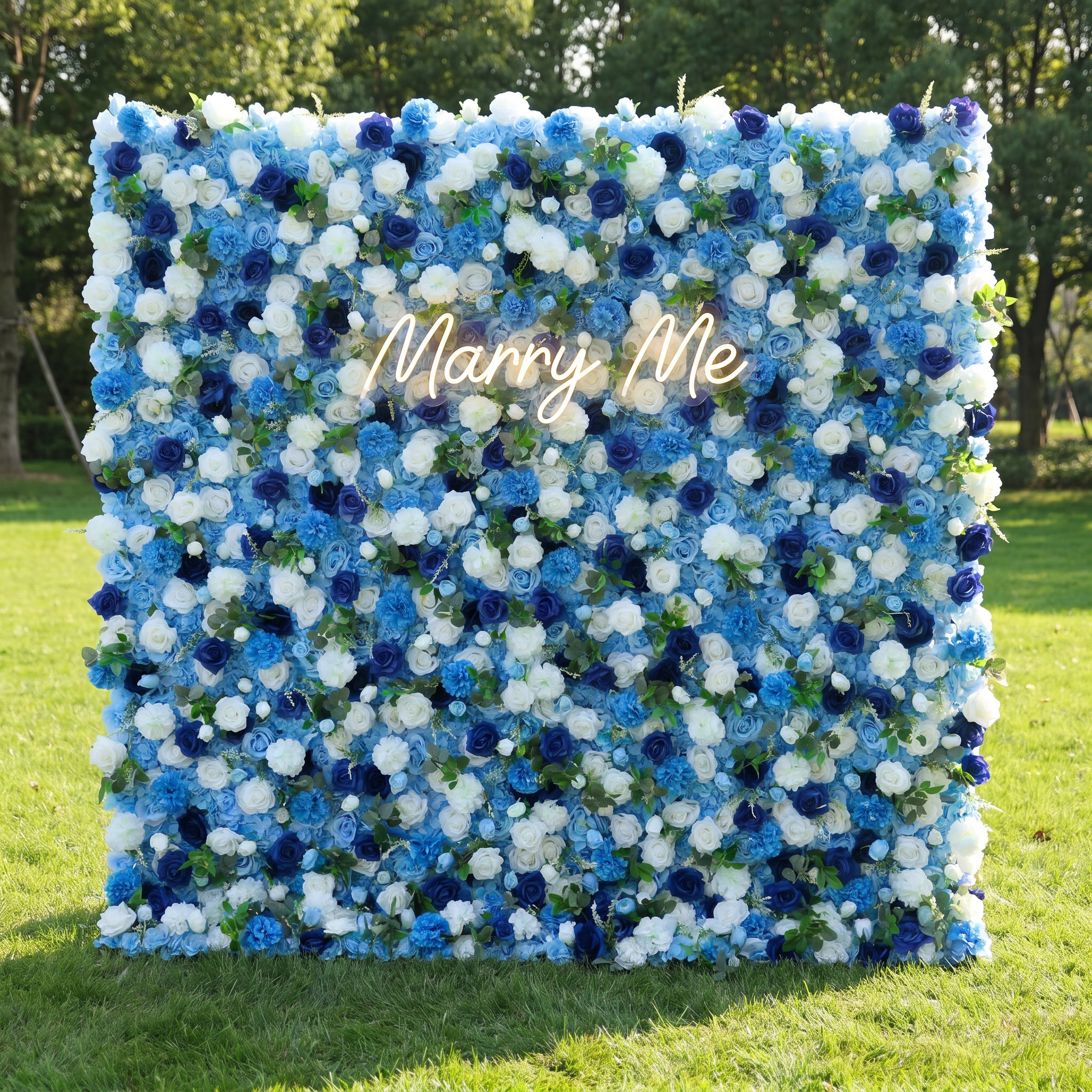 Valar Flower Roll Up Stoff, künstliches, leuchtend grünes Gras, Wand, Hochzeitskulisse, florale Partydekoration, Eventfotografie-VF-426 