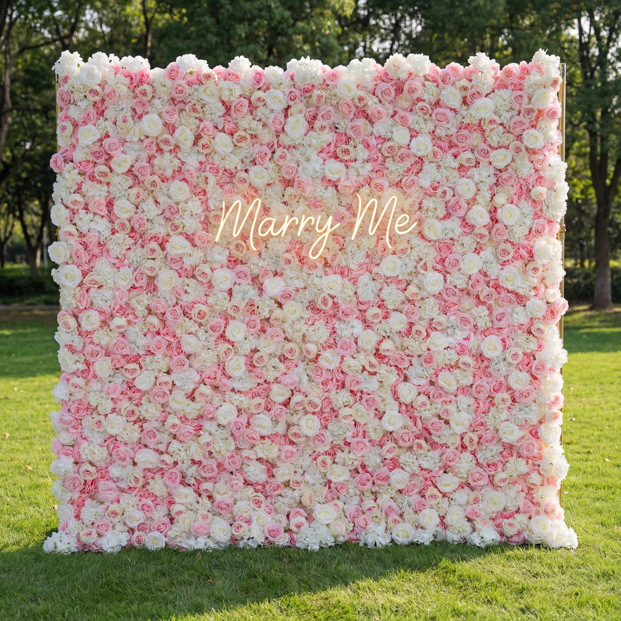 ValarFlower 5D Roll Up Artificial Flower Backdrop For Wedding Decoration VF-817