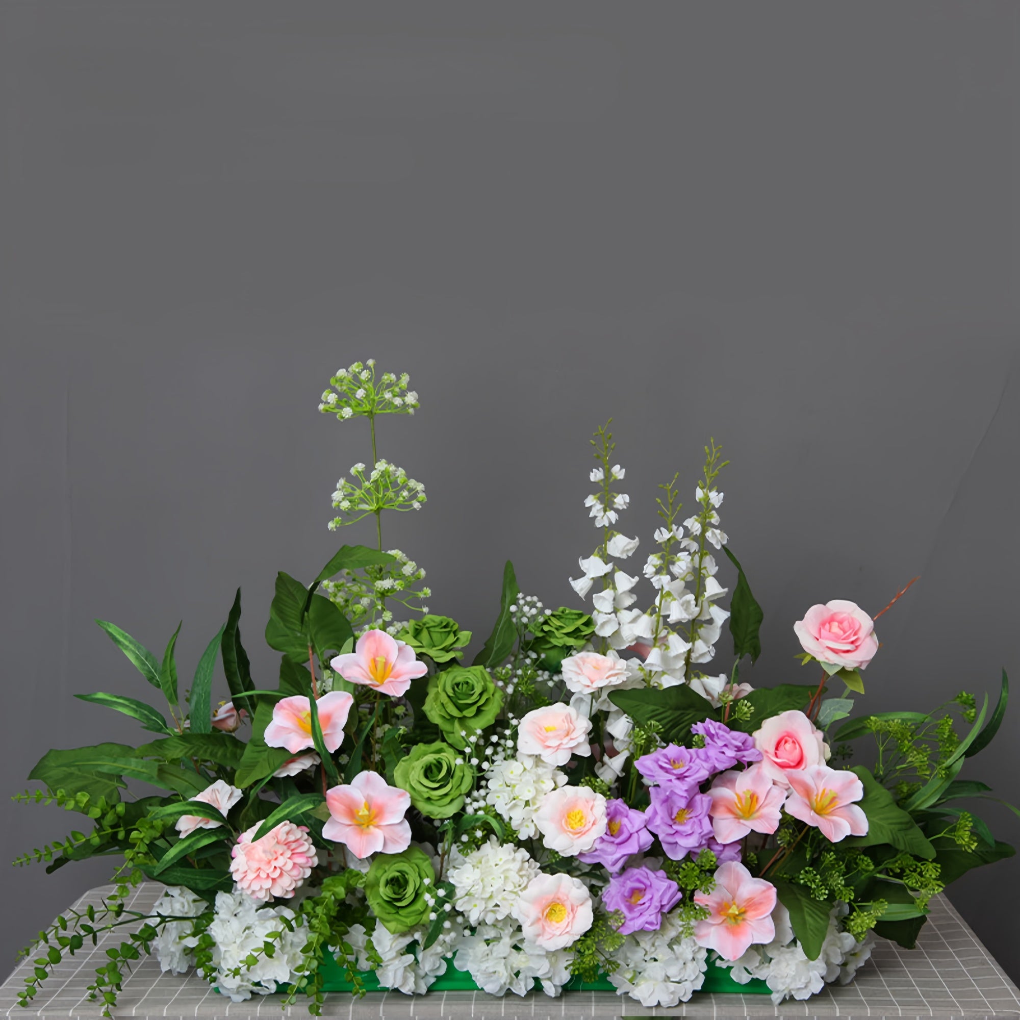 Frühlingsinspiriertes Kunstblumen-Set – Blaues und gelbes Kunstblumen-Set für Veranstaltungen FA-264