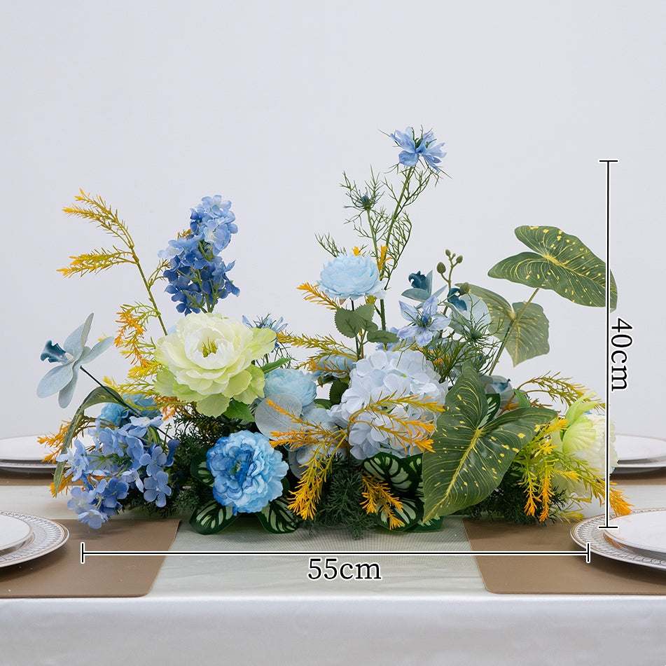 Elegante runde Tischdekorationen – Künstliche Blumenarrangements für Hochzeitsempfänge, Bankette oder Eventdekorationen TF-111