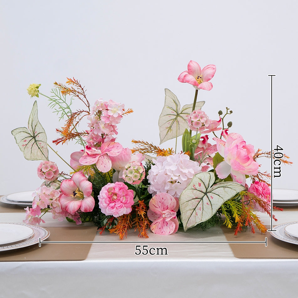 Elegante runde Tischdekorationen – Künstliche Blumenarrangements für Hochzeitsempfänge, Bankette oder Eventdekorationen TF-111