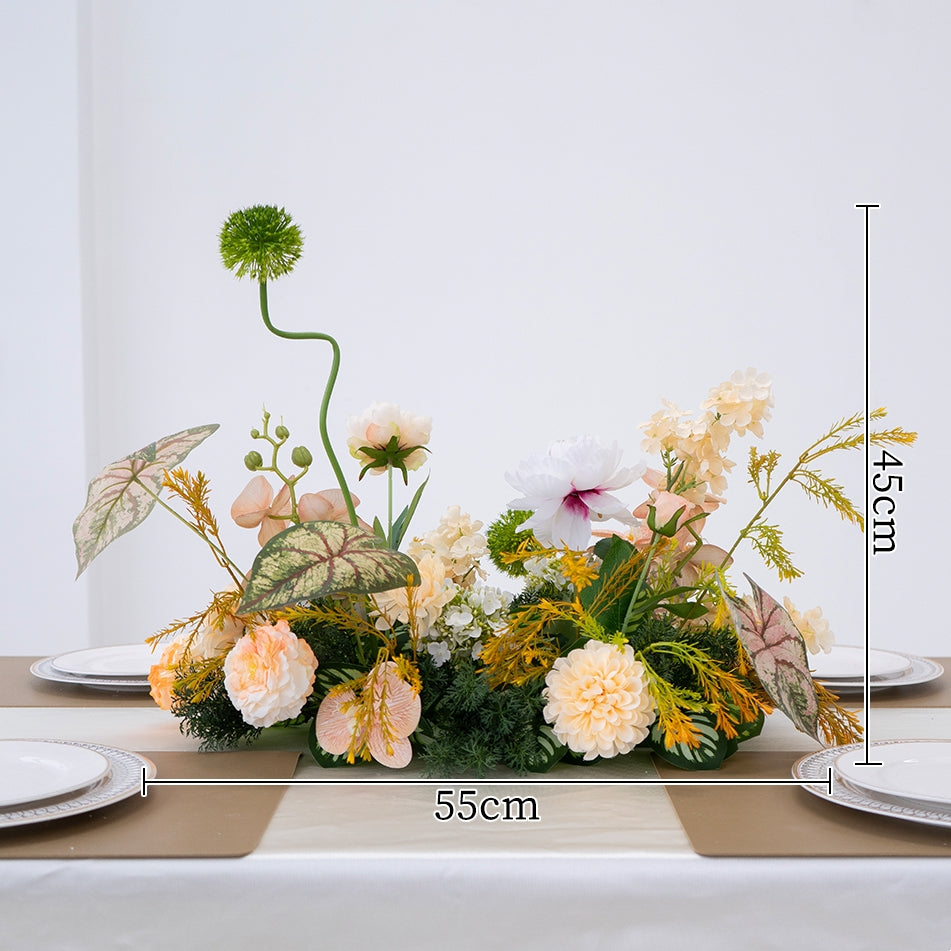 Elegante runde Tischdekorationen – Künstliche Blumenarrangements für Hochzeitsempfänge, Bankette oder Eventdekorationen TF-111
