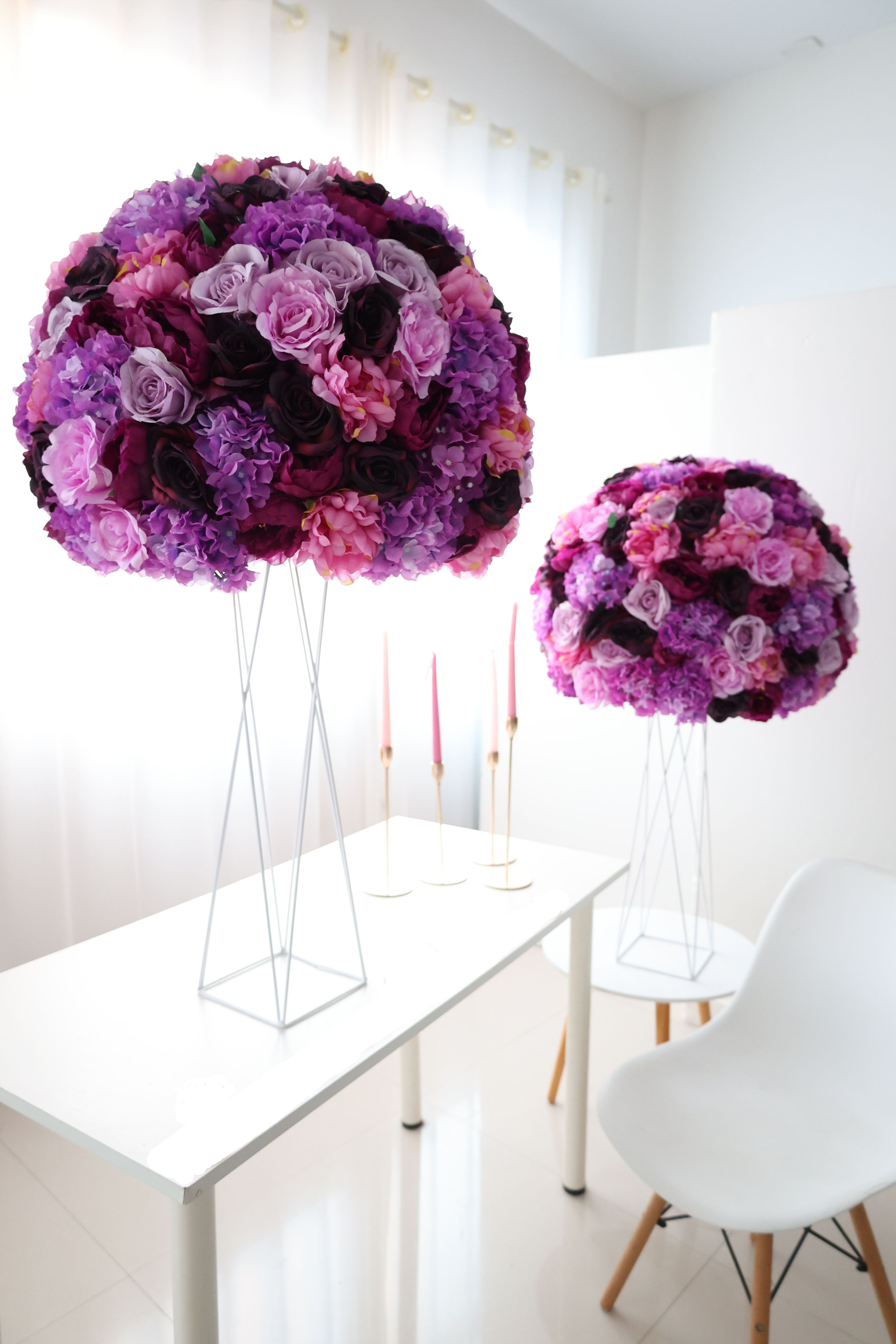 Purple/Pink Majesty - Romantique de roses roses/violettes en pleine floraison FB-070