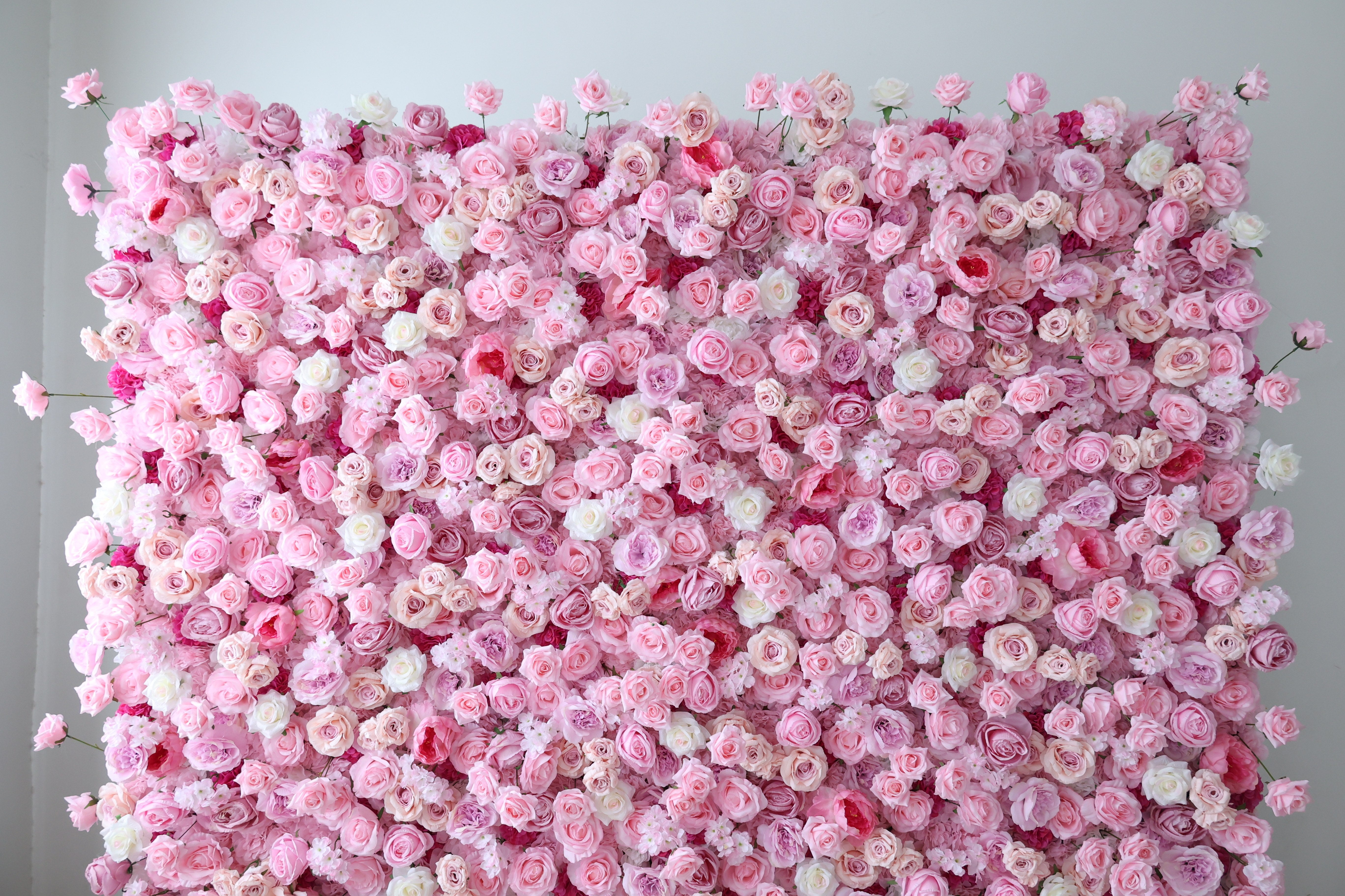 Valar Flower Roll Up Fabric Artificial Vivid Green Grass Wall Wedding Backdrop, Decoración Floral para Fiesta, Fotografía de Eventos-VF-426