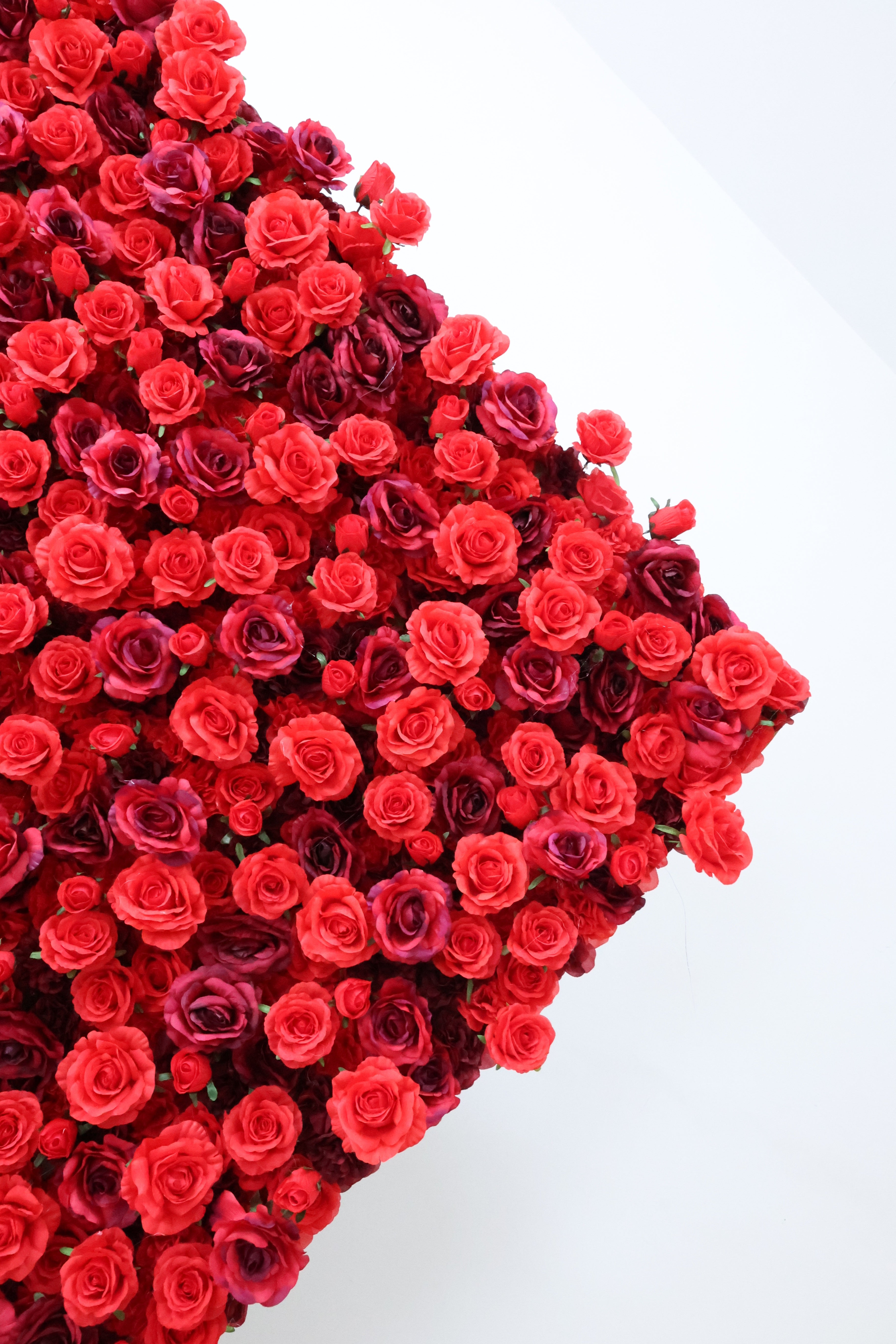 Valar Flower Roll Up Fabric Artificial Vivid Green Grass Wall Wedding Backdrop, Decoración Floral para Fiesta, Fotografía de Eventos-VF-426