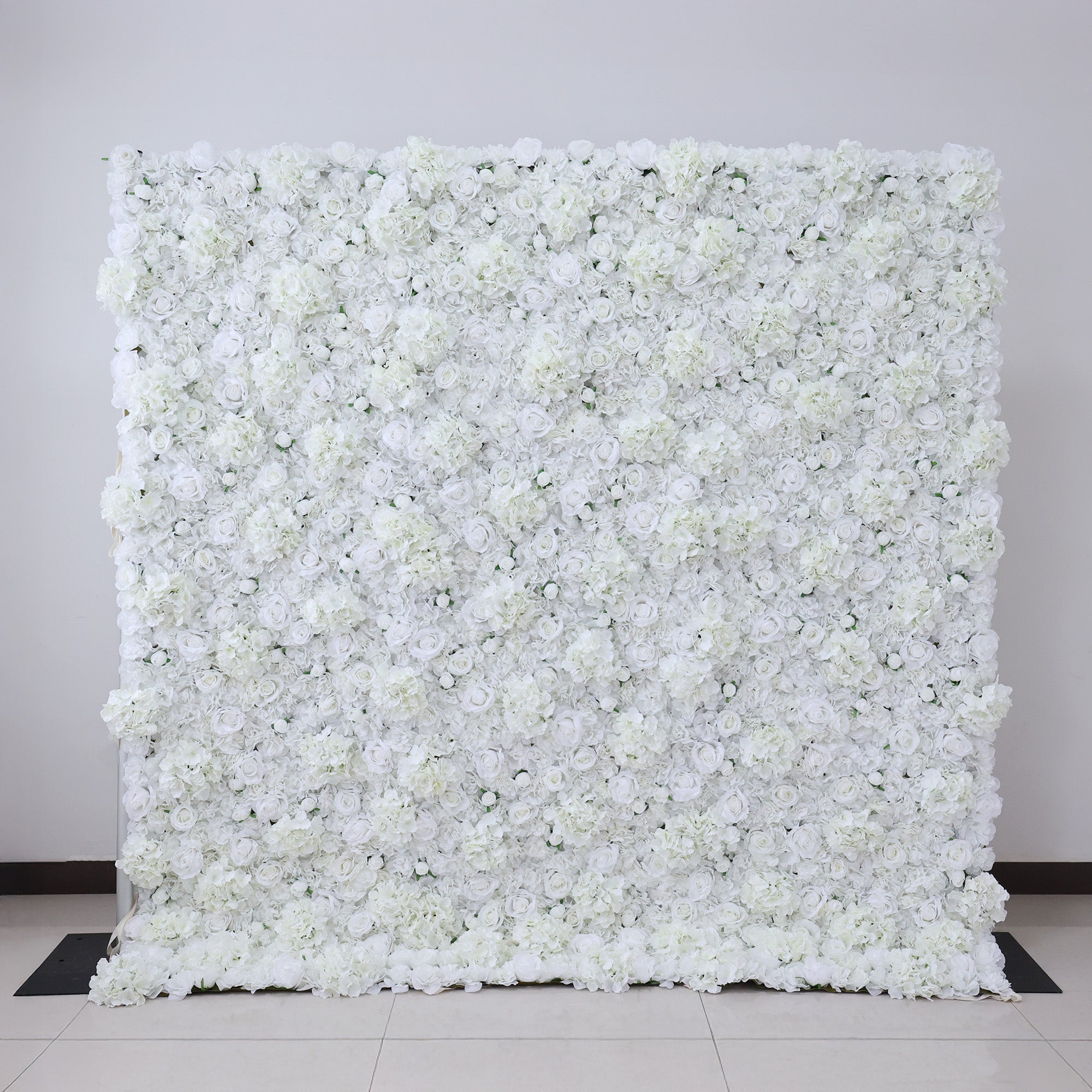 ValarFlower All - White Floral Wall: A Pure, Elegant Masterpiece for Timeless Celebrations VF-551