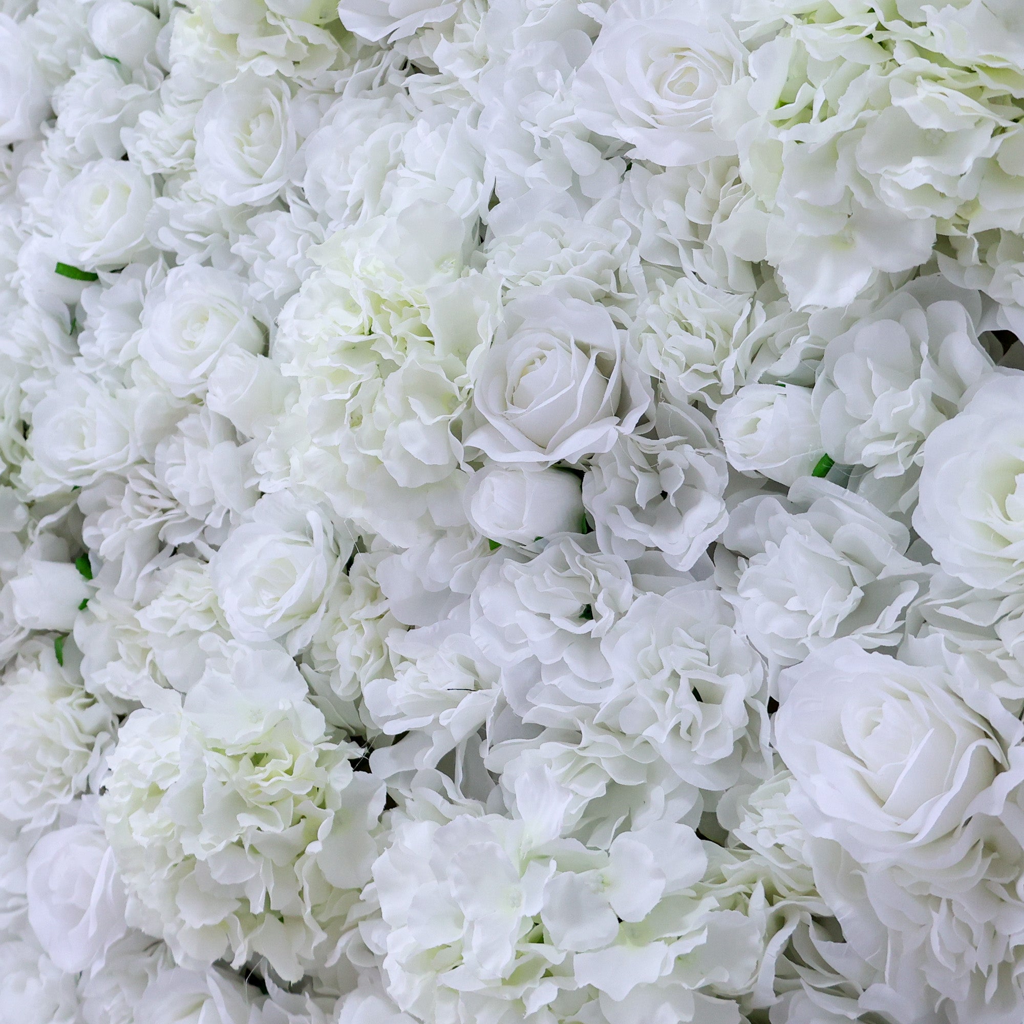 ValarFlower All - White Floral Wall: A Pure, Elegant Masterpiece for Timeless Celebrations VF-551