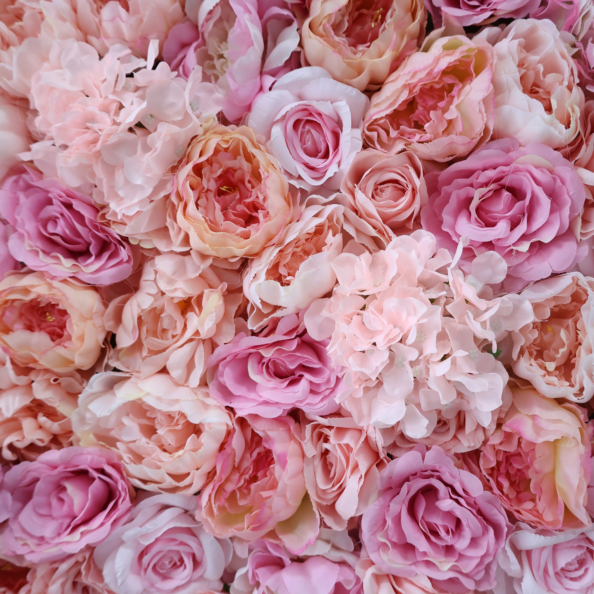ValarFlower Blush & Peach Floral Extravaganza Wall: A Romantic, Dreamy Masterpiece for Enchanting Celebrations VF-548