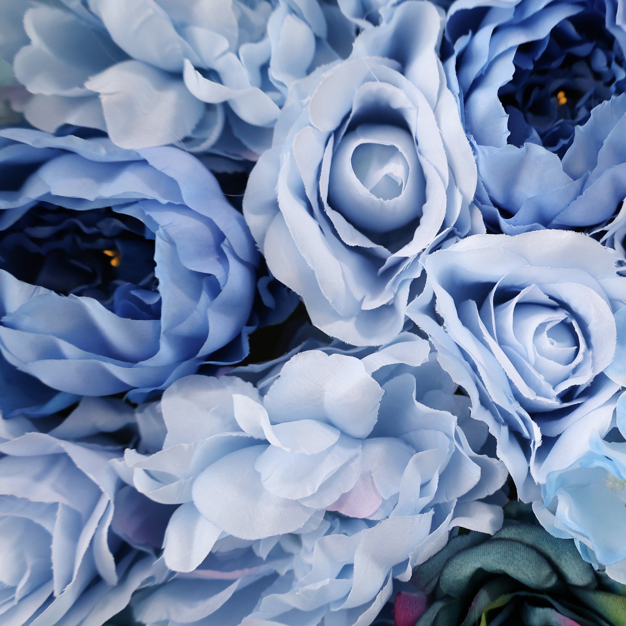 ValarFlower Blue & Teal Floral Extravaganza Wall: A Captivating, Ocean-Inspired Masterpiece for Memorable Celebrations VF-549