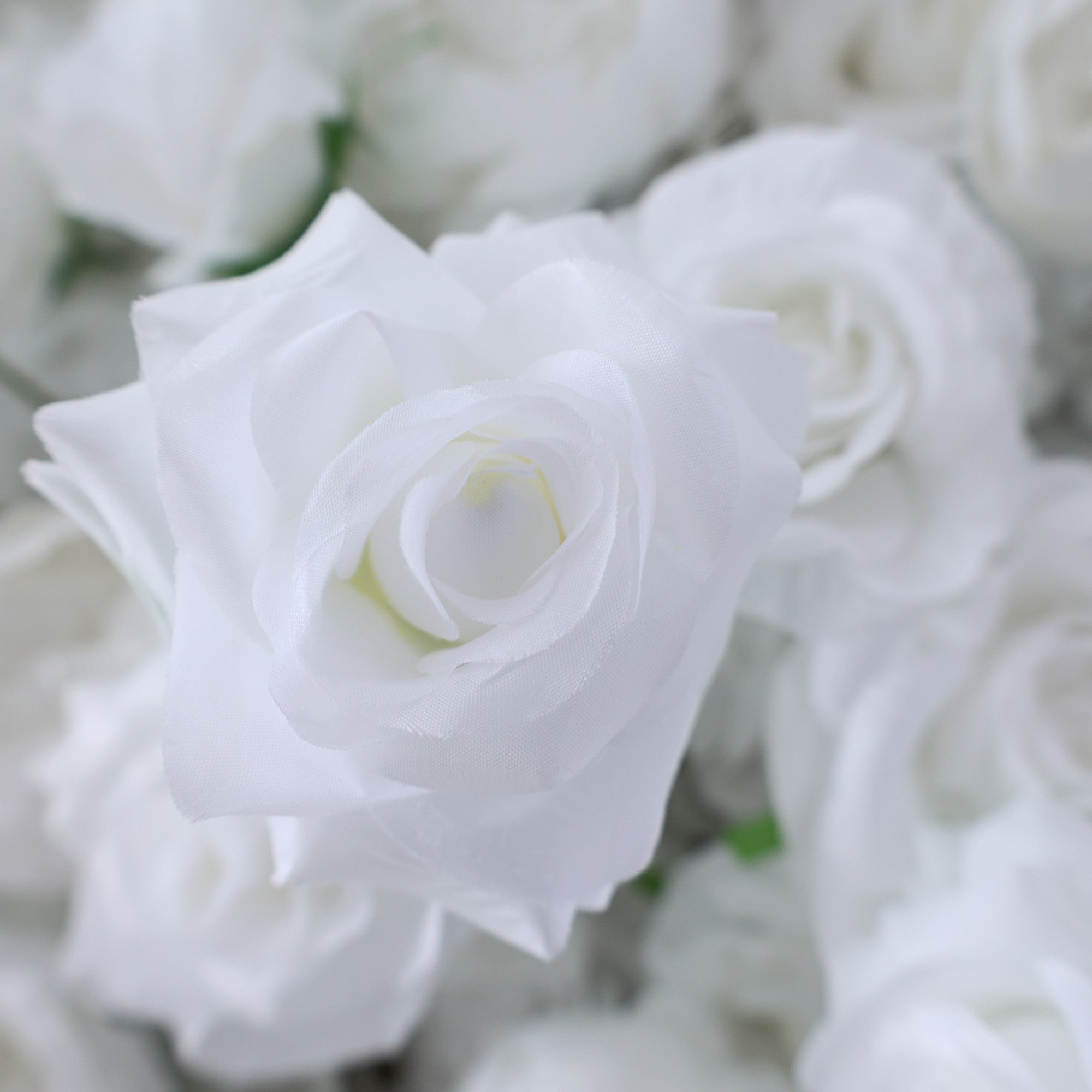 ValarFlower All - White Rose Floral Extravaganza Wall: A Pure, Elegant Masterpiece for Timeless Occasions VF-547