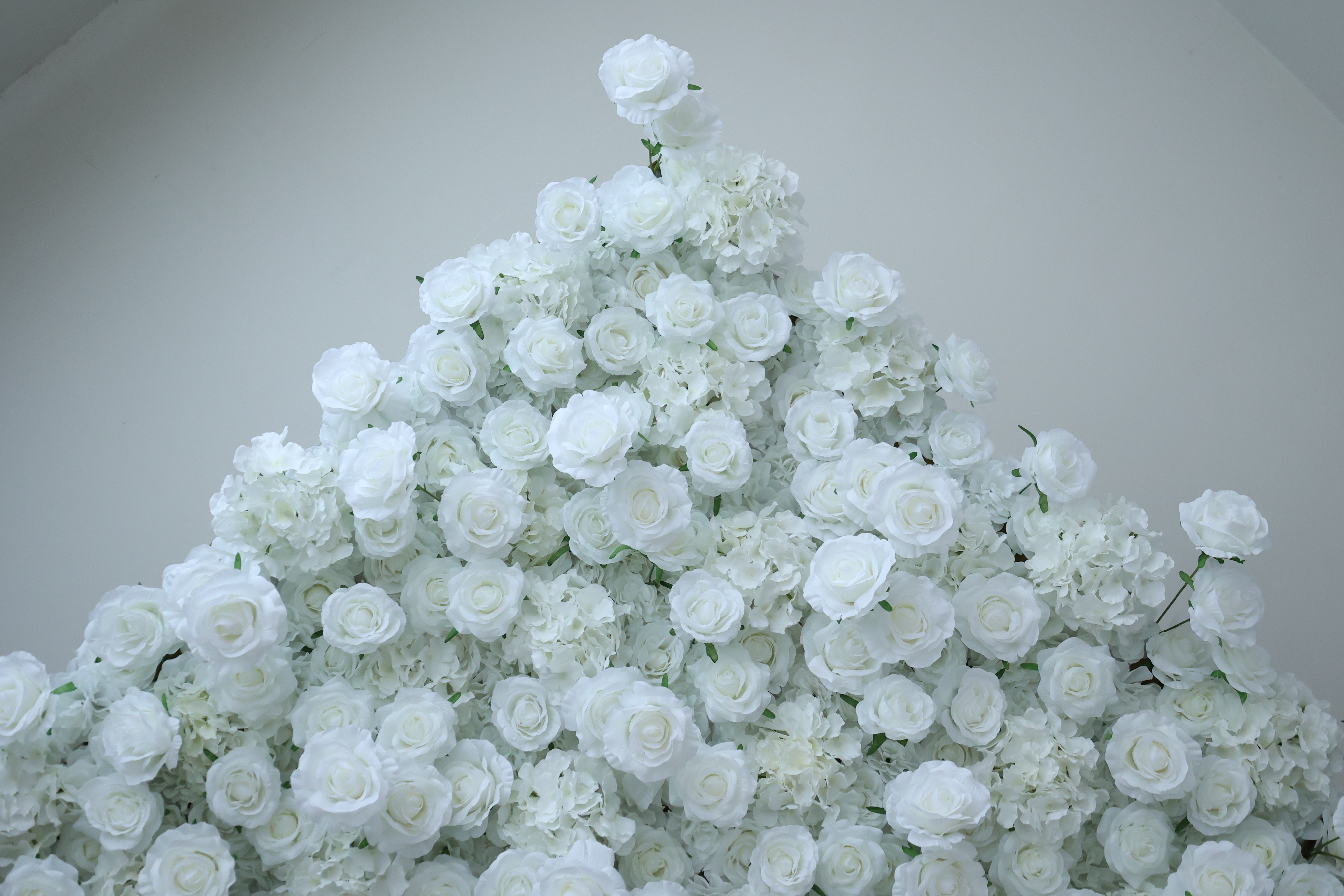 Valar Flower Roll Up Fabric Artificial Vivid Green Grass Wall Wedding Backdrop, Decoración Floral para Fiesta, Fotografía de Eventos-VF-426