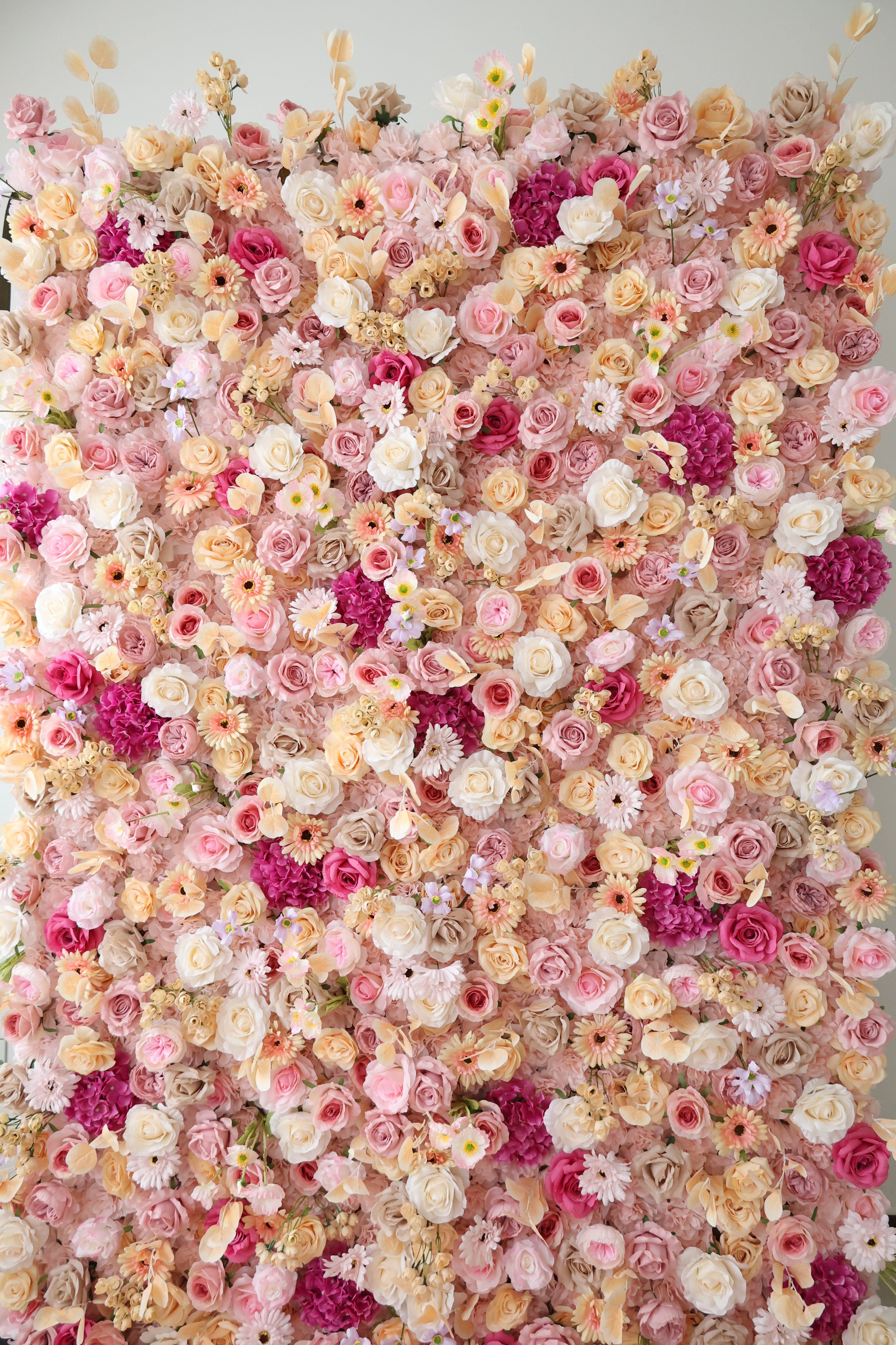 Fleurs Valar retrousser tissu artificiel vif vert herbe mur toile de fond de mariage, décor de fête florale, photographie d'événement-VF-086-3 