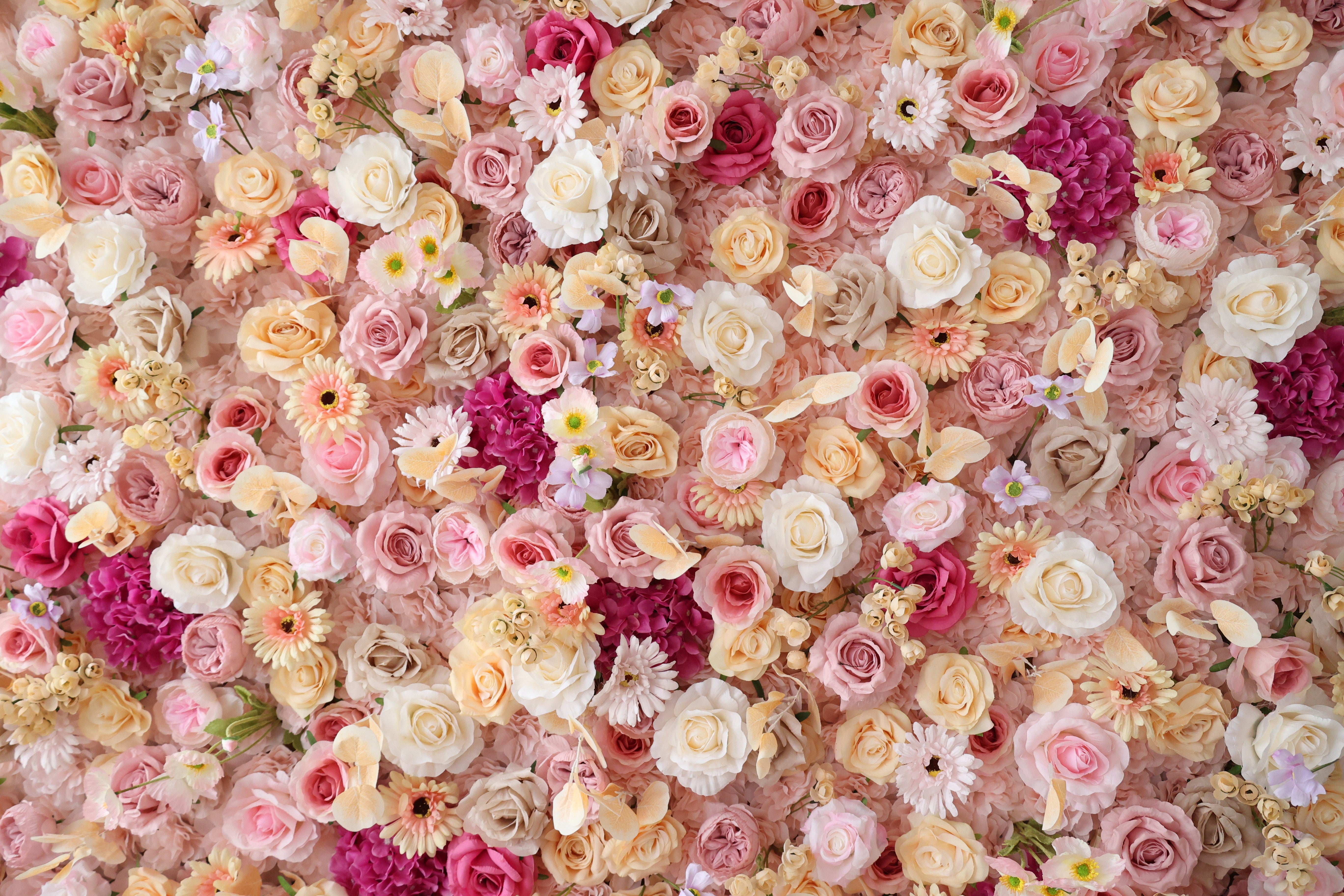 Fleurs Valar retrousser tissu artificiel vif vert herbe mur toile de fond de mariage, décor de fête florale, photographie d'événement-VF-086-3 