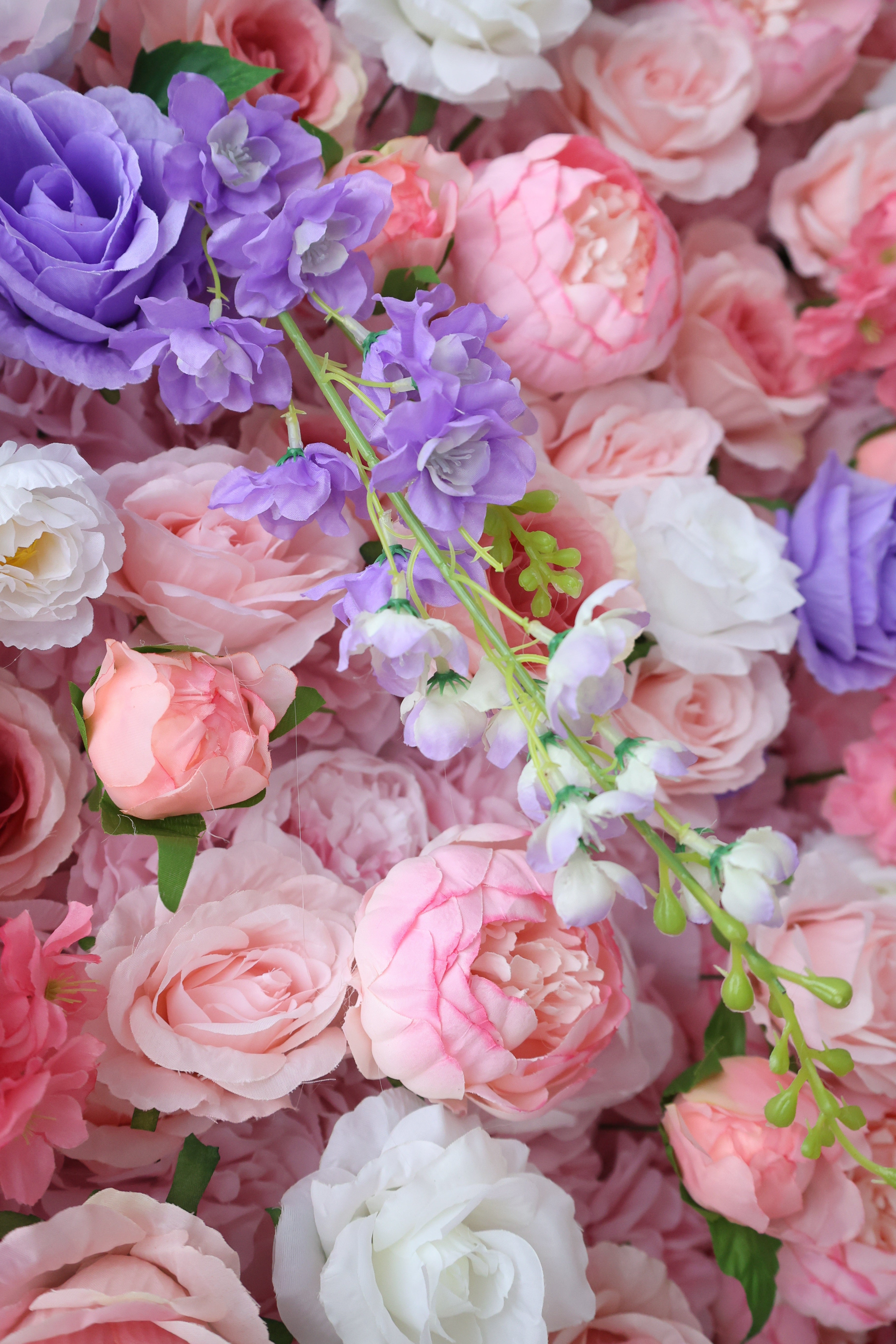 Valar Flower Roll Up Stoff, künstliches, leuchtend grünes Gras, Wand, Hochzeitskulisse, florale Partydekoration, Eventfotografie-VF-426 