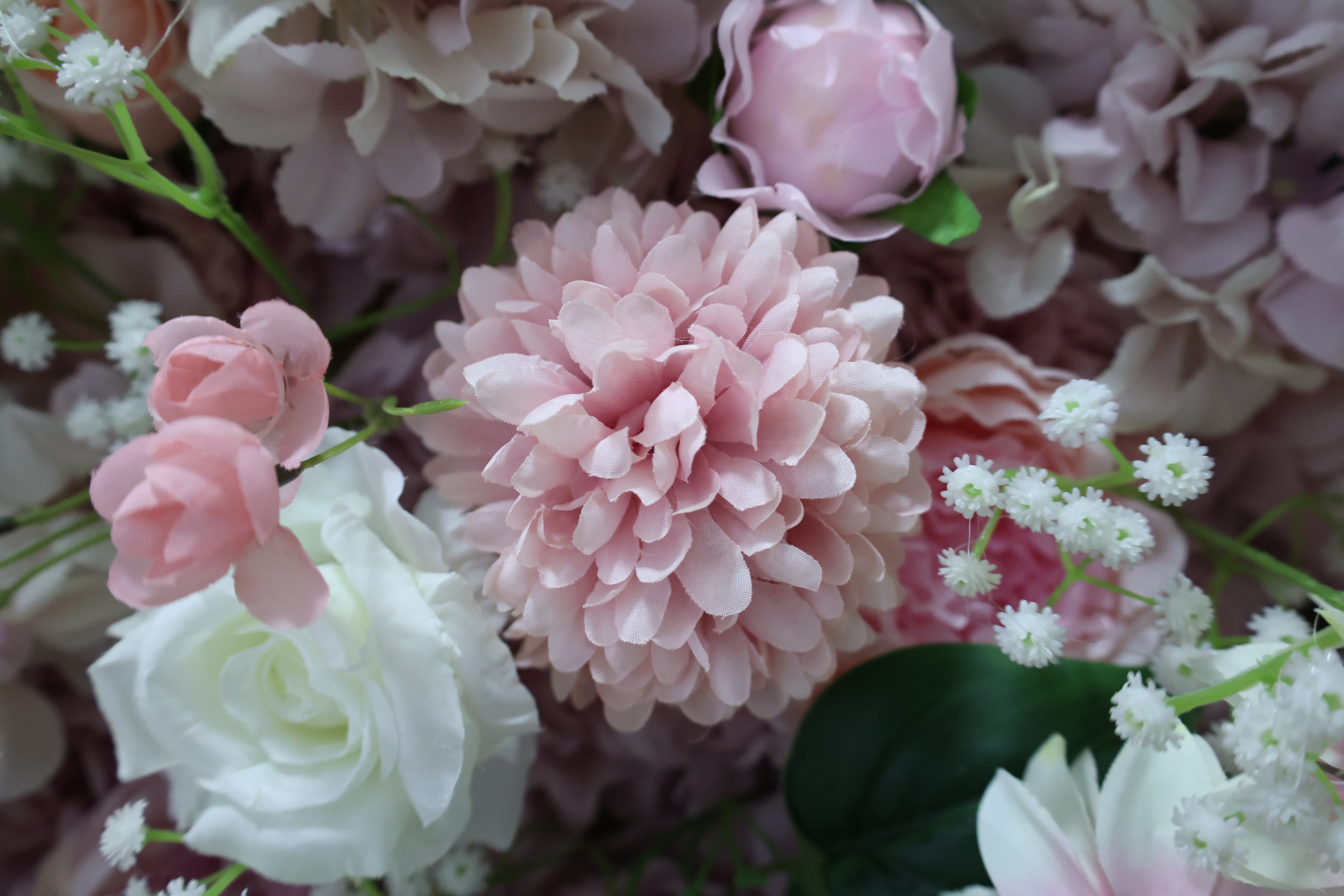 Valar Flower Roll Up Stoff Künstliche lila Blumenwand Hochzeitskulisse, florale Partydekoration, Eventfotografie-VF-192 