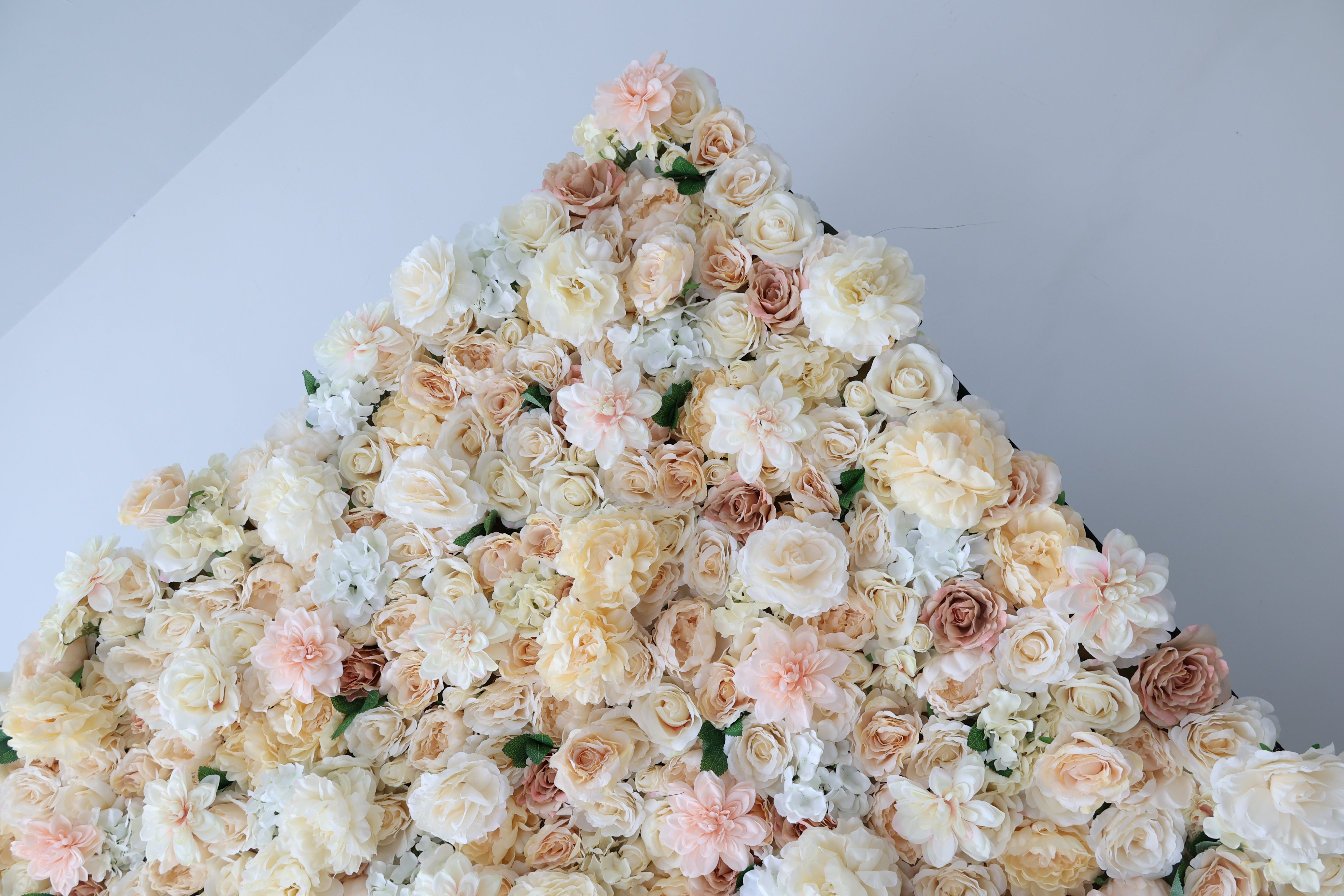 Valar Flower Roll Up Stoff, künstliches, leuchtend grünes Gras, Wand, Hochzeitskulisse, florale Partydekoration, Eventfotografie-VF-426 