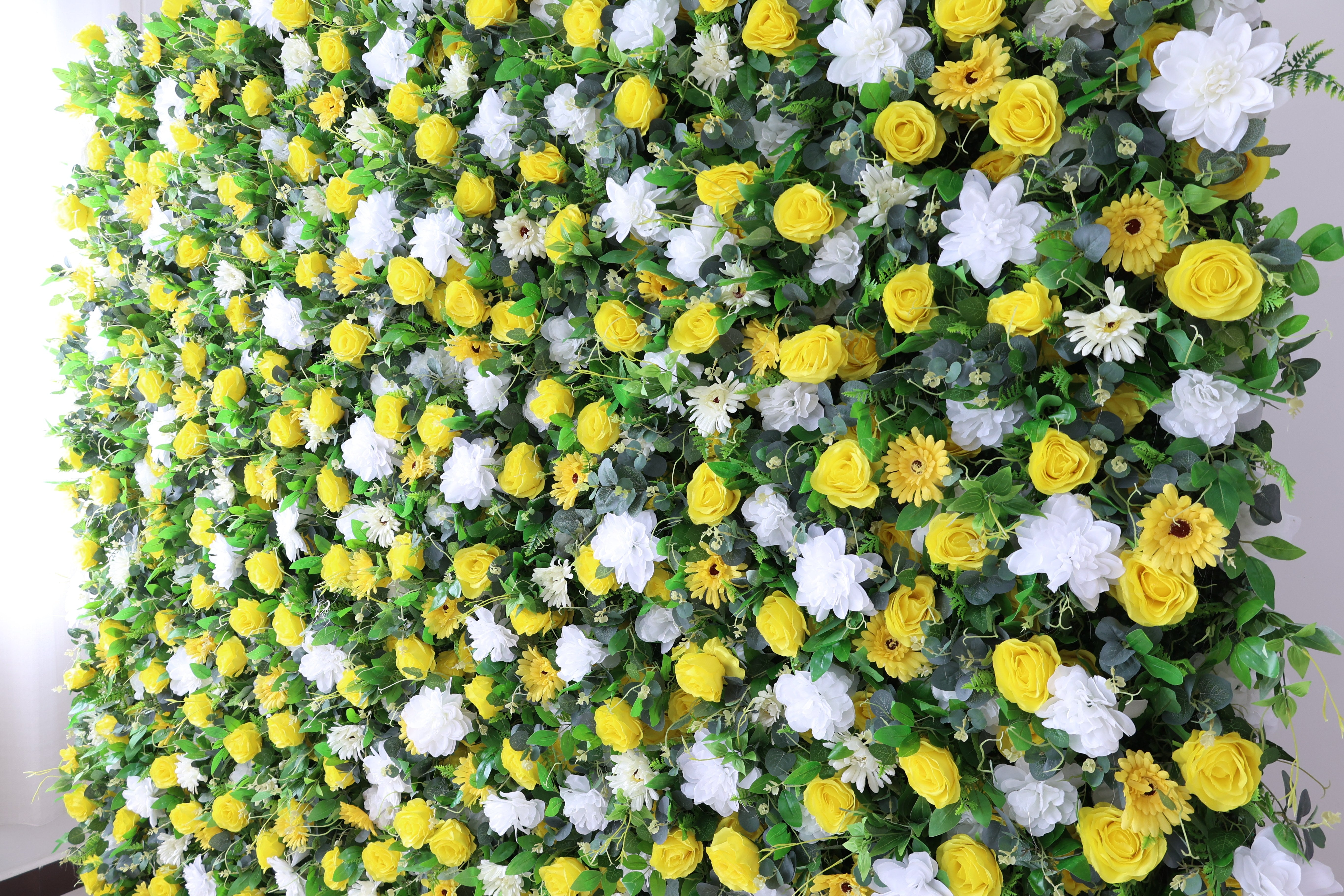 Valar Flower Roll Up Stoff, künstliches, leuchtend grünes Gras, Wand, Hochzeitskulisse, florale Partydekoration, Eventfotografie-VF-426 