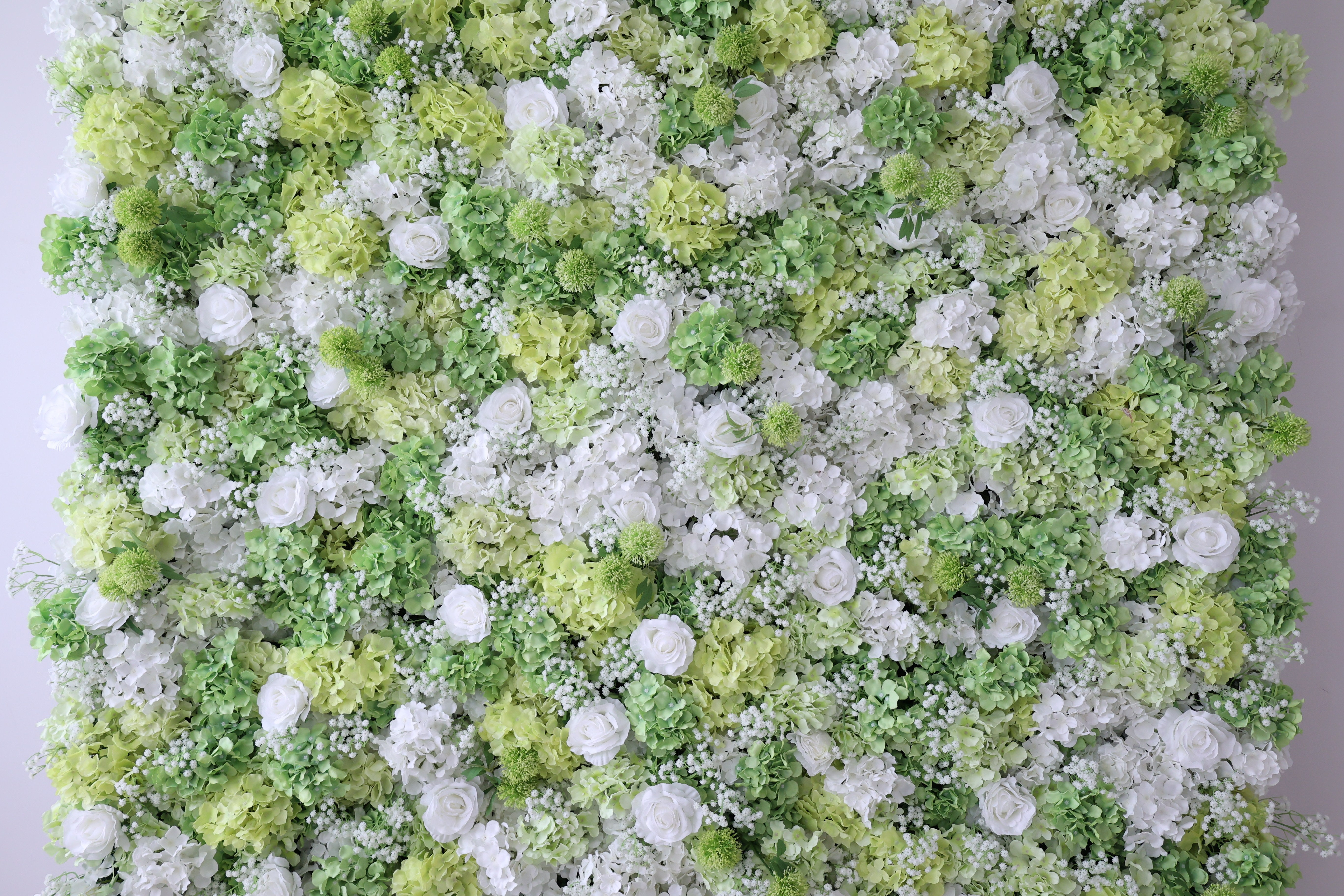 Valar Flower Roll Up Stoff Künstliche Blumenwand Hochzeitshintergrund, florale Partydekoration, Eventfotografie-VF-374 