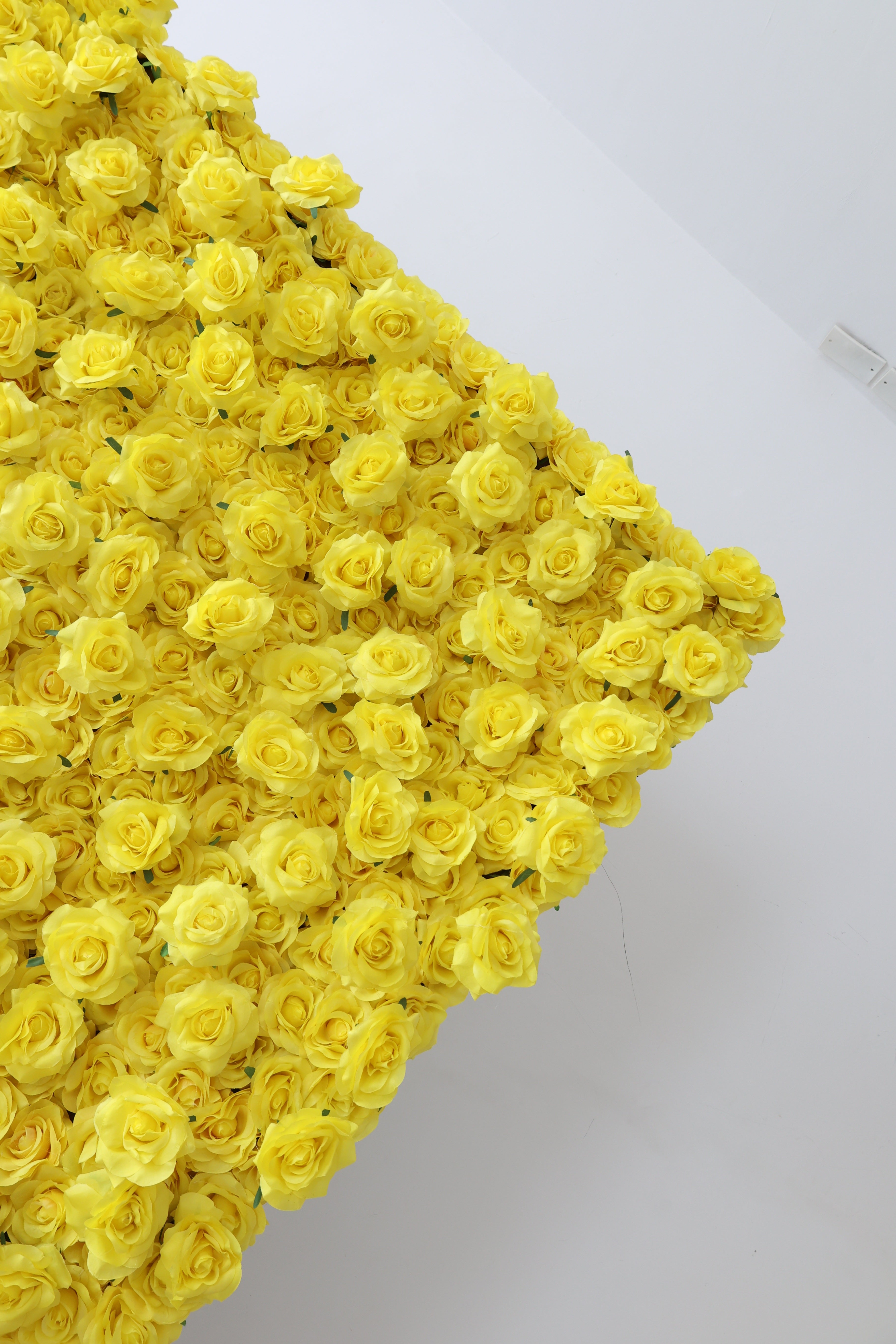 Fleurs Valar retrousser tissu artificiel vif vert herbe mur toile de fond de mariage, décor de fête florale, photographie d'événement-VF-086-3 