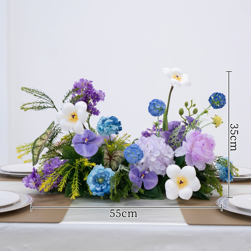 Elegante runde Tischdekorationen – Künstliche Blumenarrangements für Hochzeitsempfänge, Bankette oder Eventdekorationen TF-111
