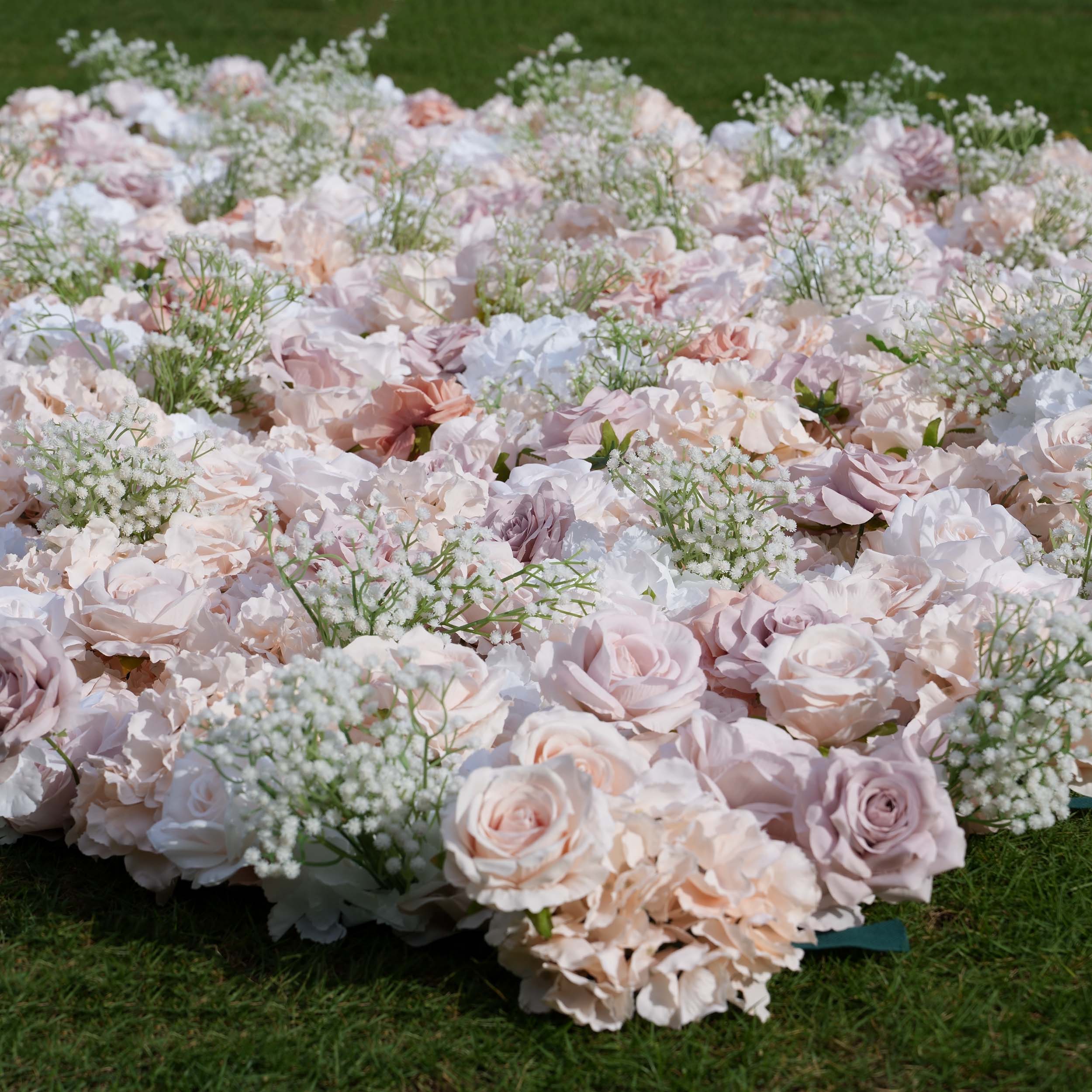 5D Roll up Artificial Flower Wall Wedding Backdrop Party Decoration