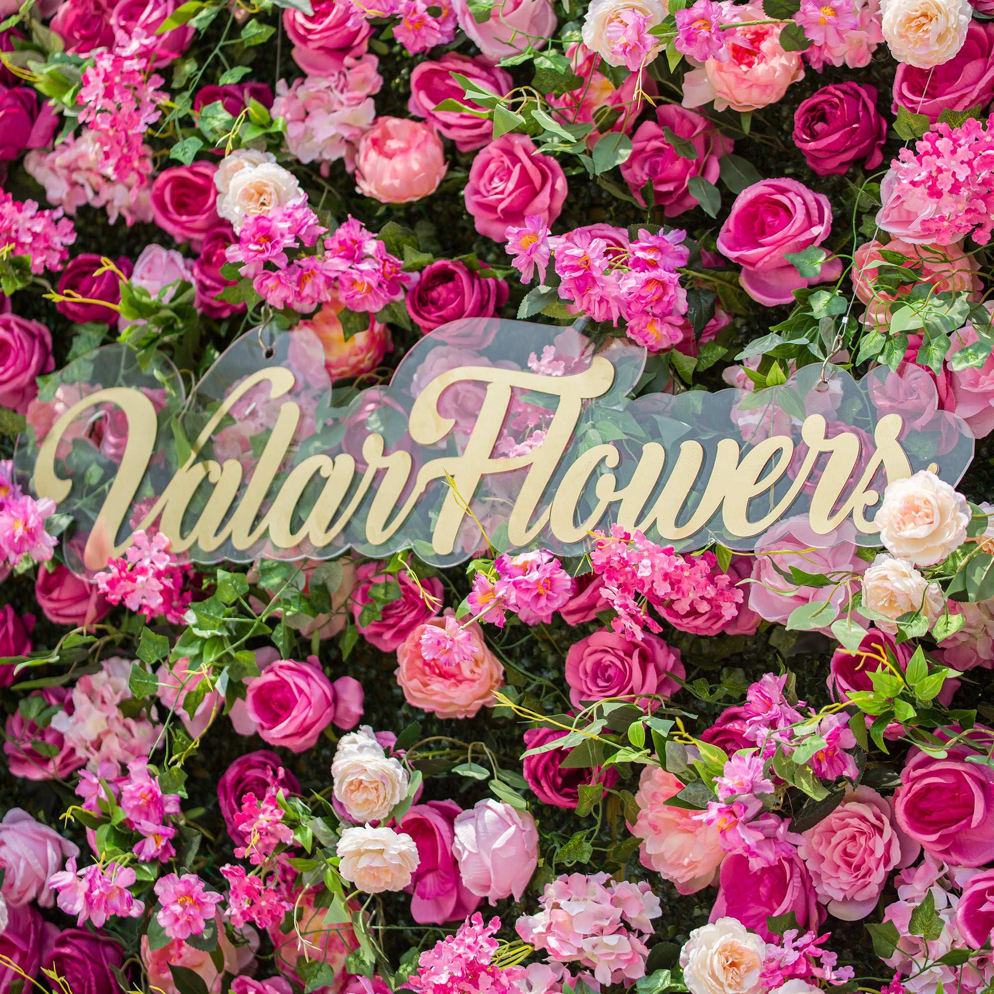 Valar Flower Roll Up Fabric Artificial Flower Wall Wedding Backdrop, Floral Party Decor, Event Photography-VF-325