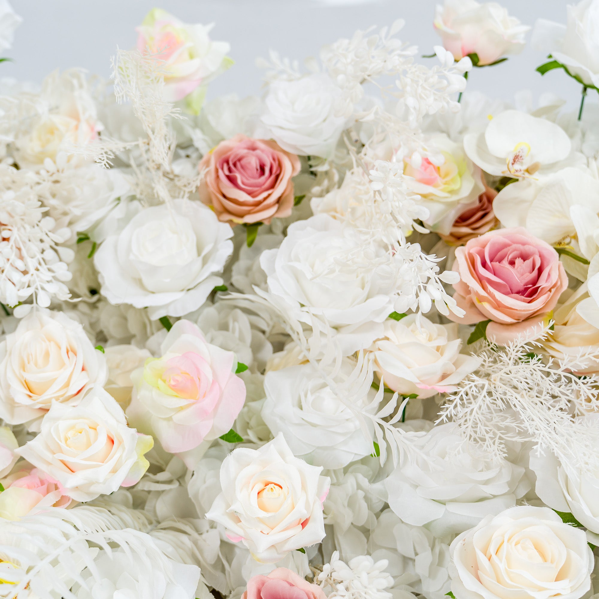 ValarFlower 3D Roll Up Artificial Flower Wall Backdrop For Wedding and Event Decoration VF-534