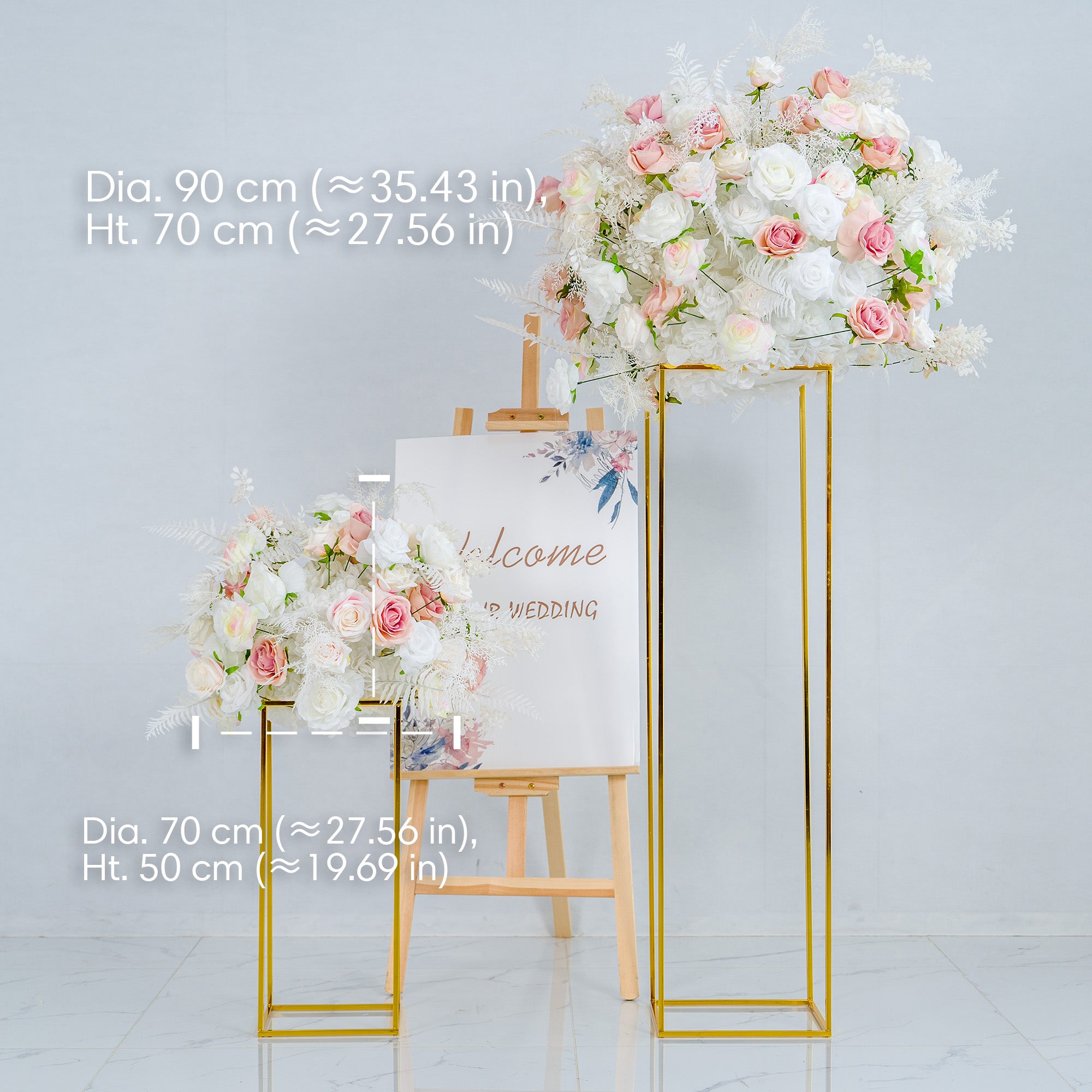 ValarFlower 3D Roll Up Artificial Flower Wall Backdrop For Wedding and Event Decoration VF-534