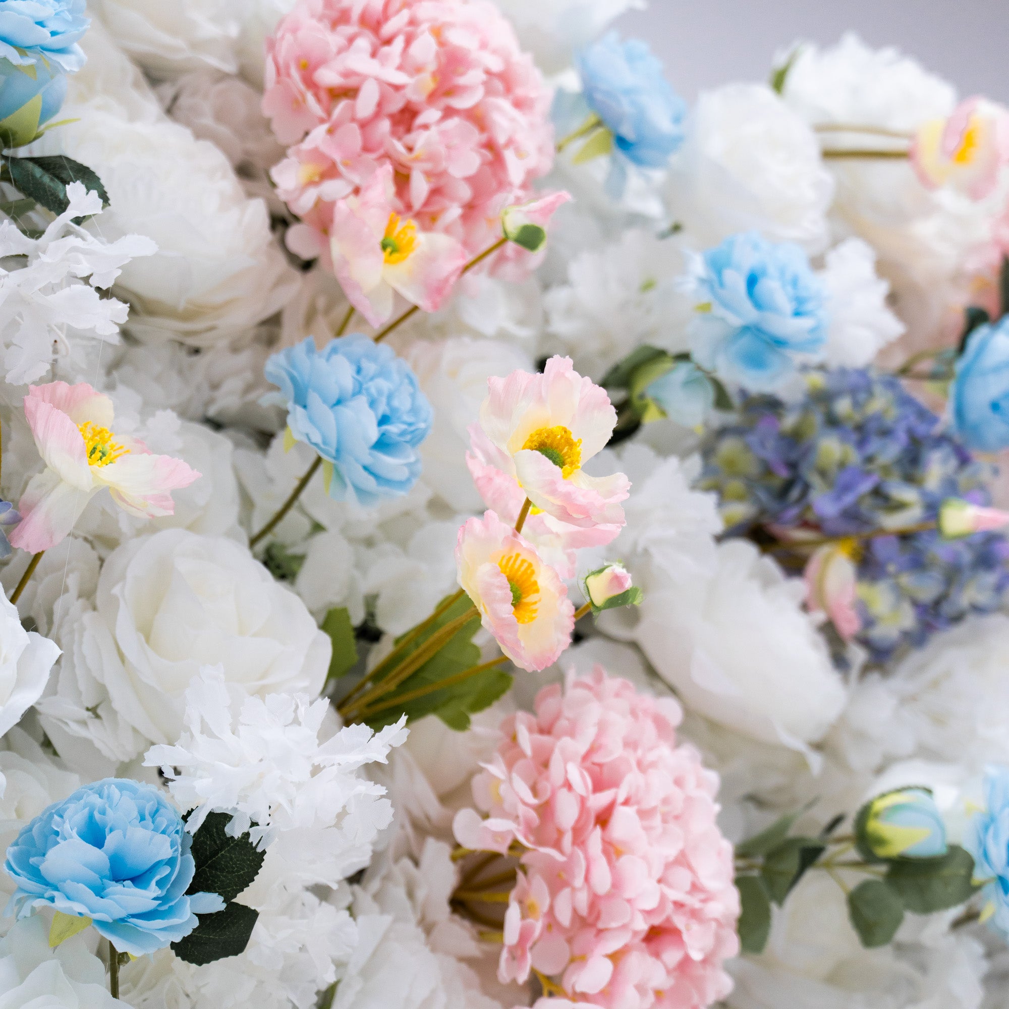 Neuerscheinung: Bezaubernder violettfarbener Kunstblumen-Hintergrund für unvergessliche Events – VF-810