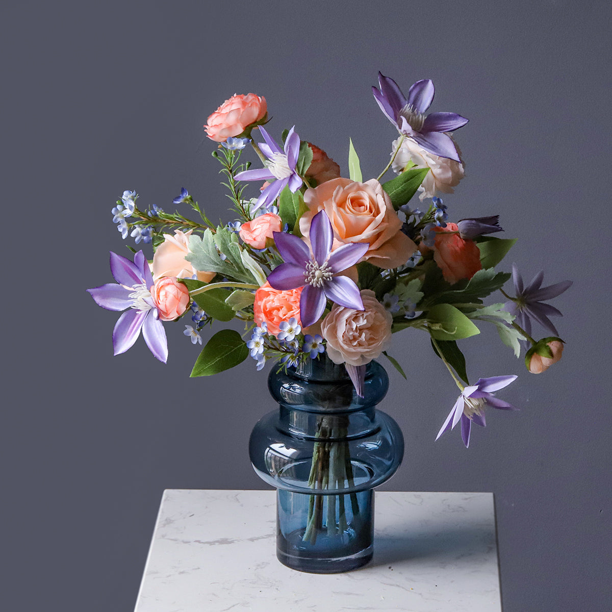 Elegant Naturalist Boho Wedding Bouquets | Luxury Faux Floral Arrangement Centerpiece for Home Decor, Wedding&Event Backdrop VB-112-6