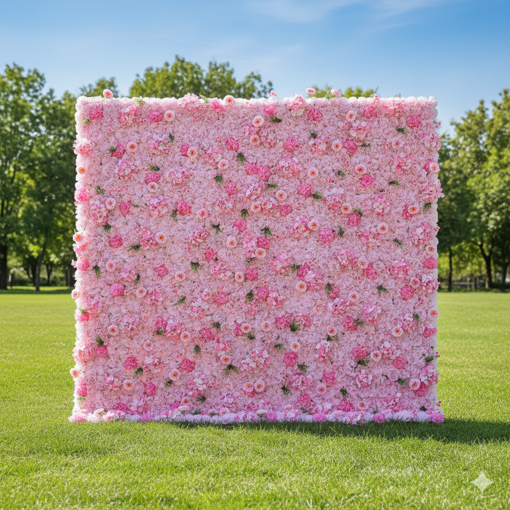 Fleurs Valar enroulables en tissu, mur de fleurs artificielles, toile de fond de mariage, décor de fête florale, photographie d'événement-VF-350 
