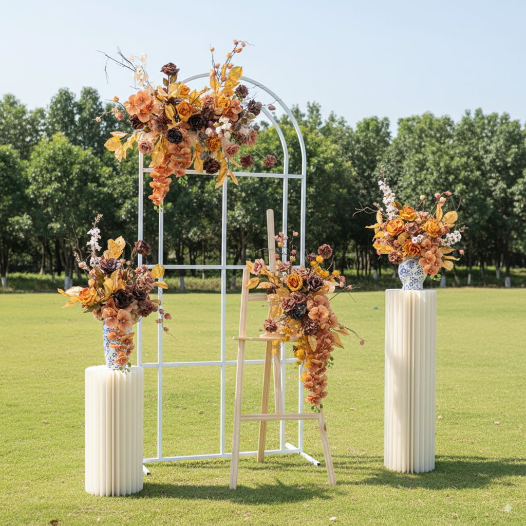 Valar Flower Autumn Wedding Decor Wall Flower Arrangement Set FA-287