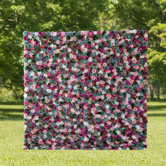 Valar Flowers Presents: Enchanted Garden – A Lush Blend of Pastels and Vibrant Hues – The Ultimate Wall for Romantic Events, Fairy-Tale Settings, and Whimsical Spaces-VF-224